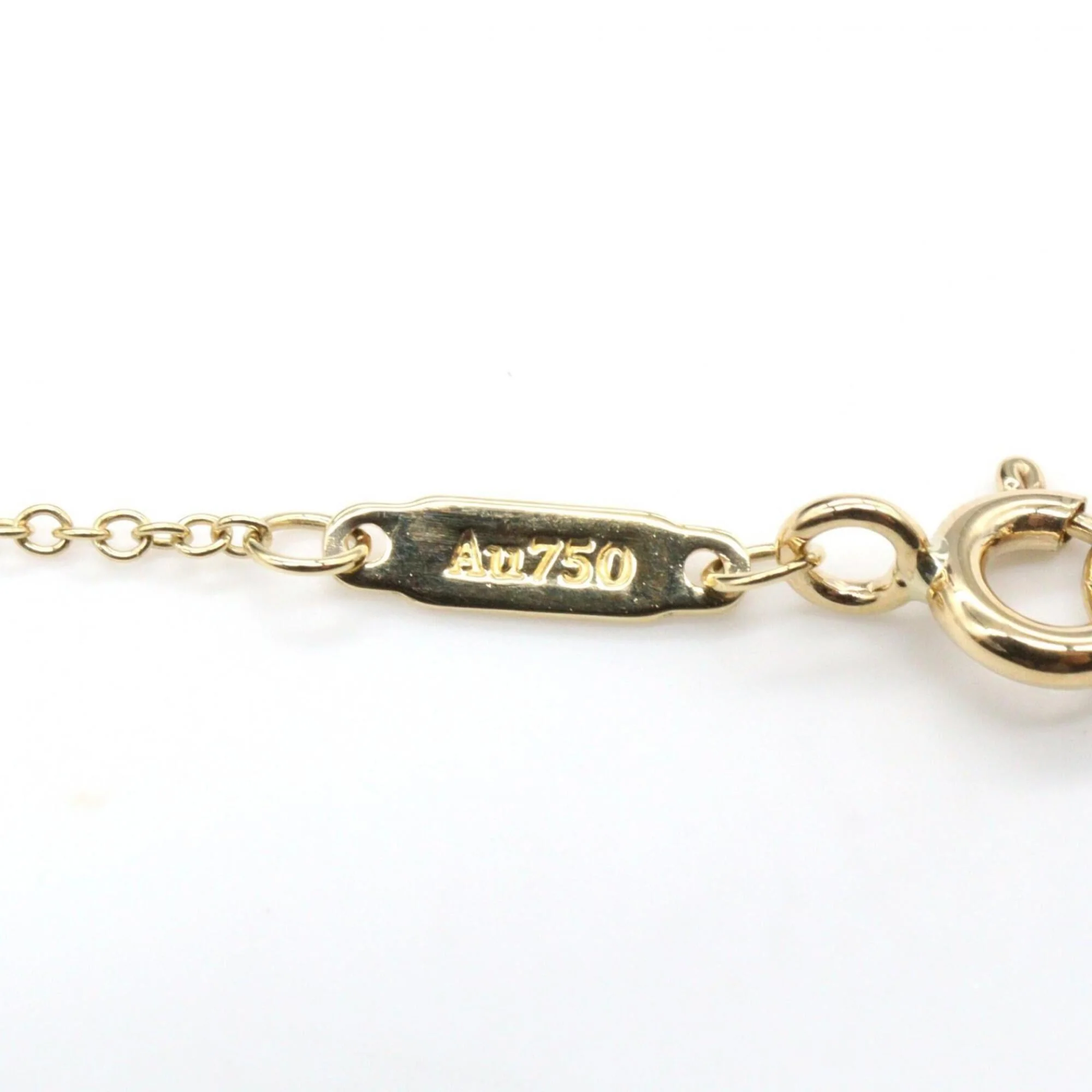 T Smile Pendant Necklace 18K Yellow Gold - Image 4