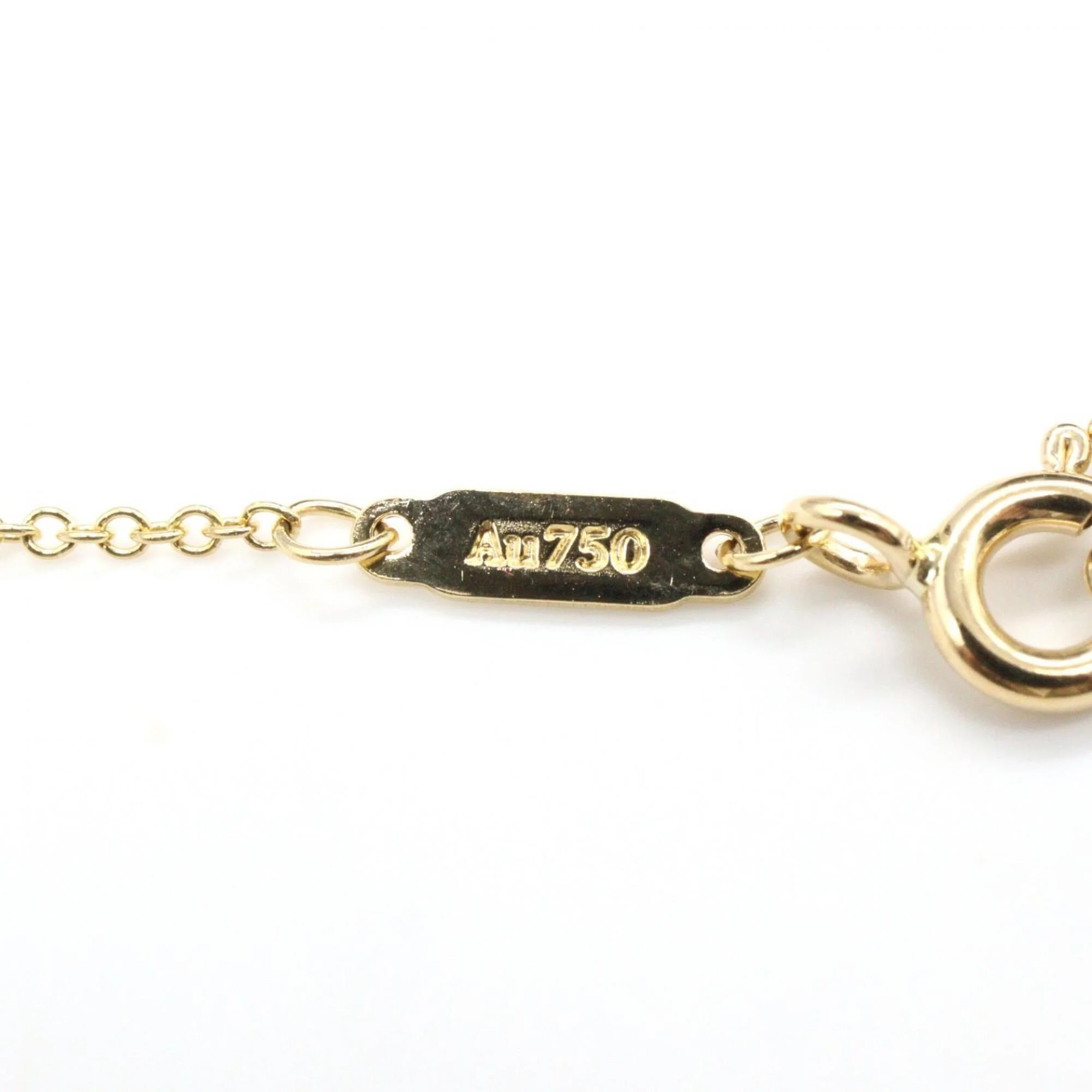 T Smile Pendant Necklace 18K Yellow Gold - Image 4
