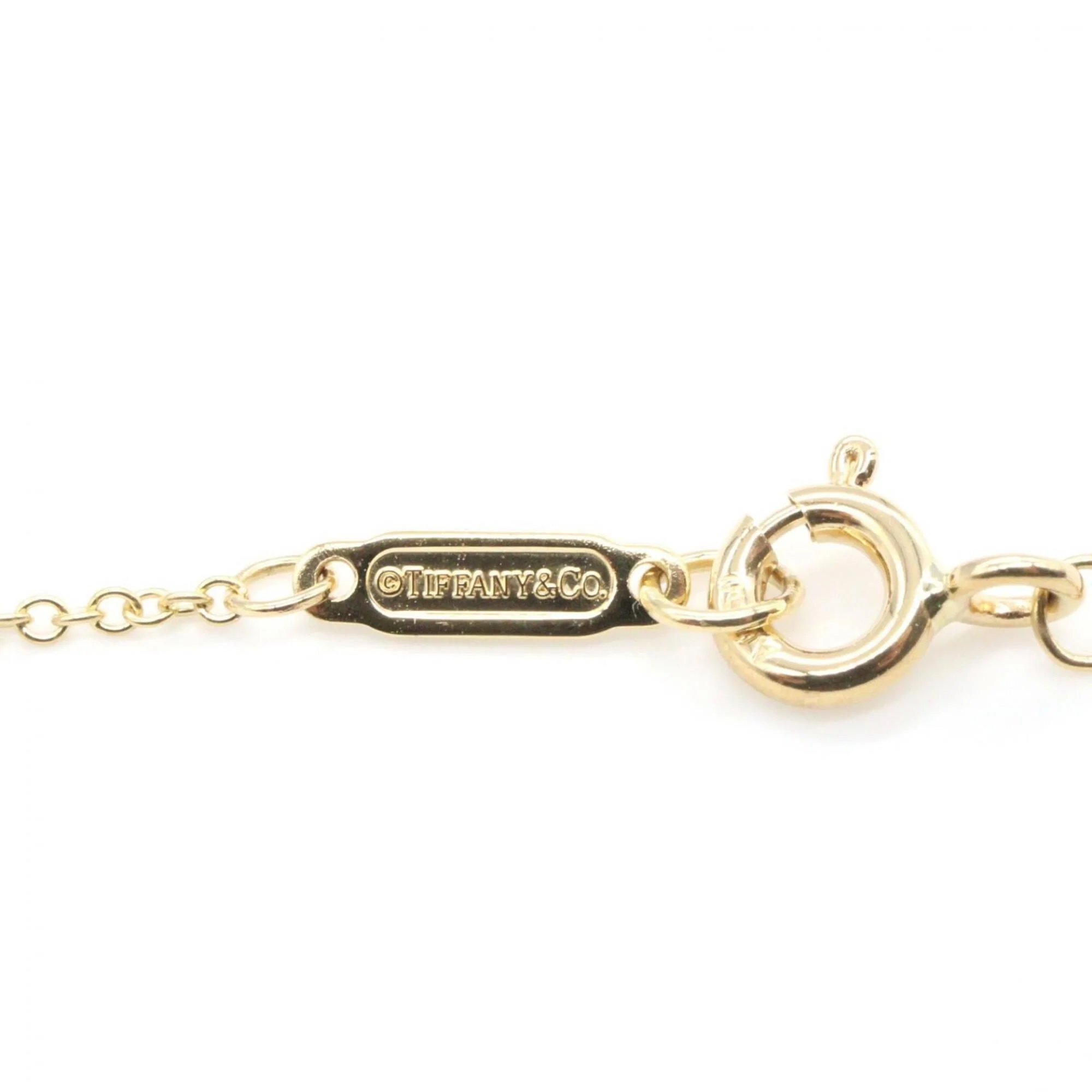 T Smile Pendant Necklace 18K Yellow Gold with Diamonds - Image 3