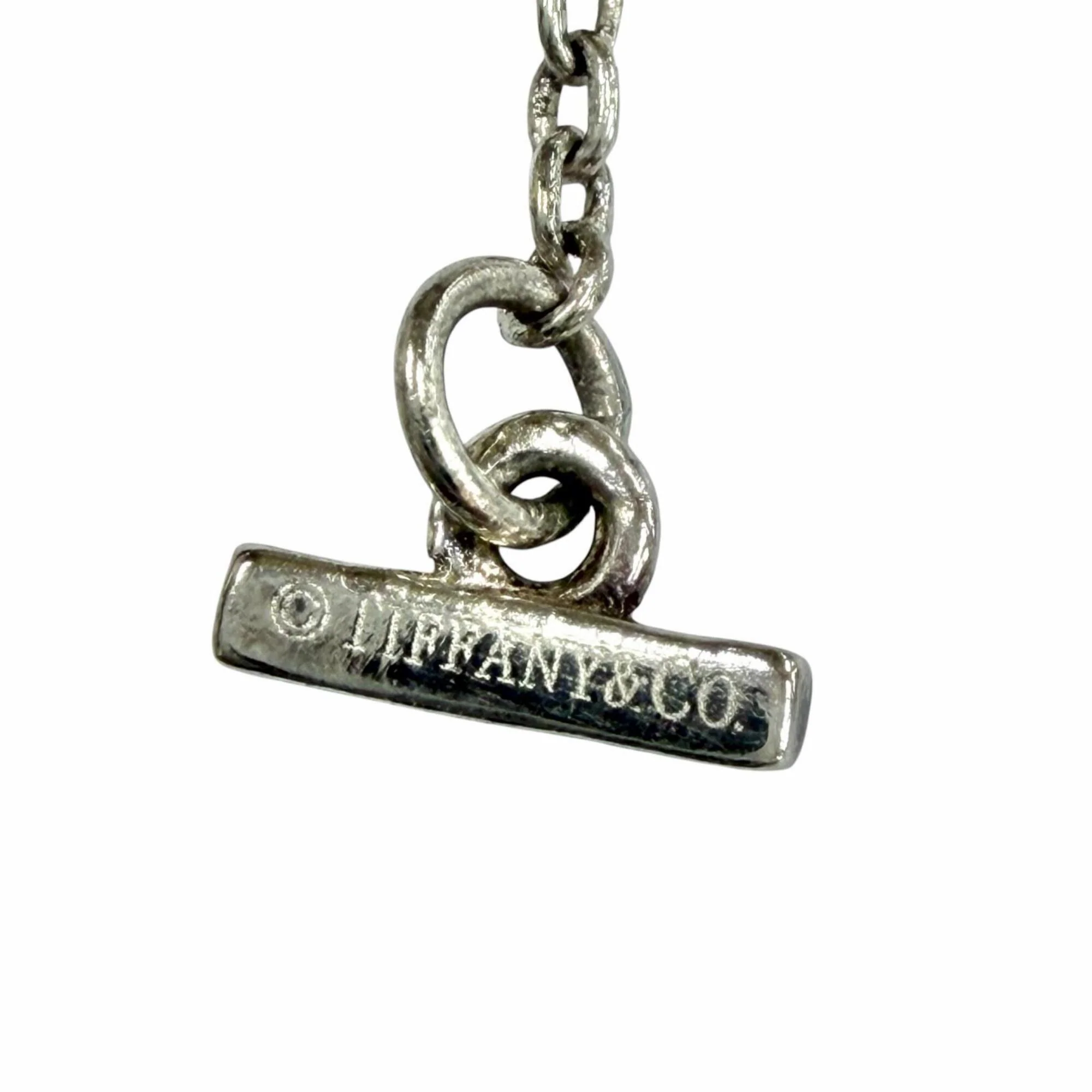 T Smile Pendant Necklace Sterling Silver - Image 8