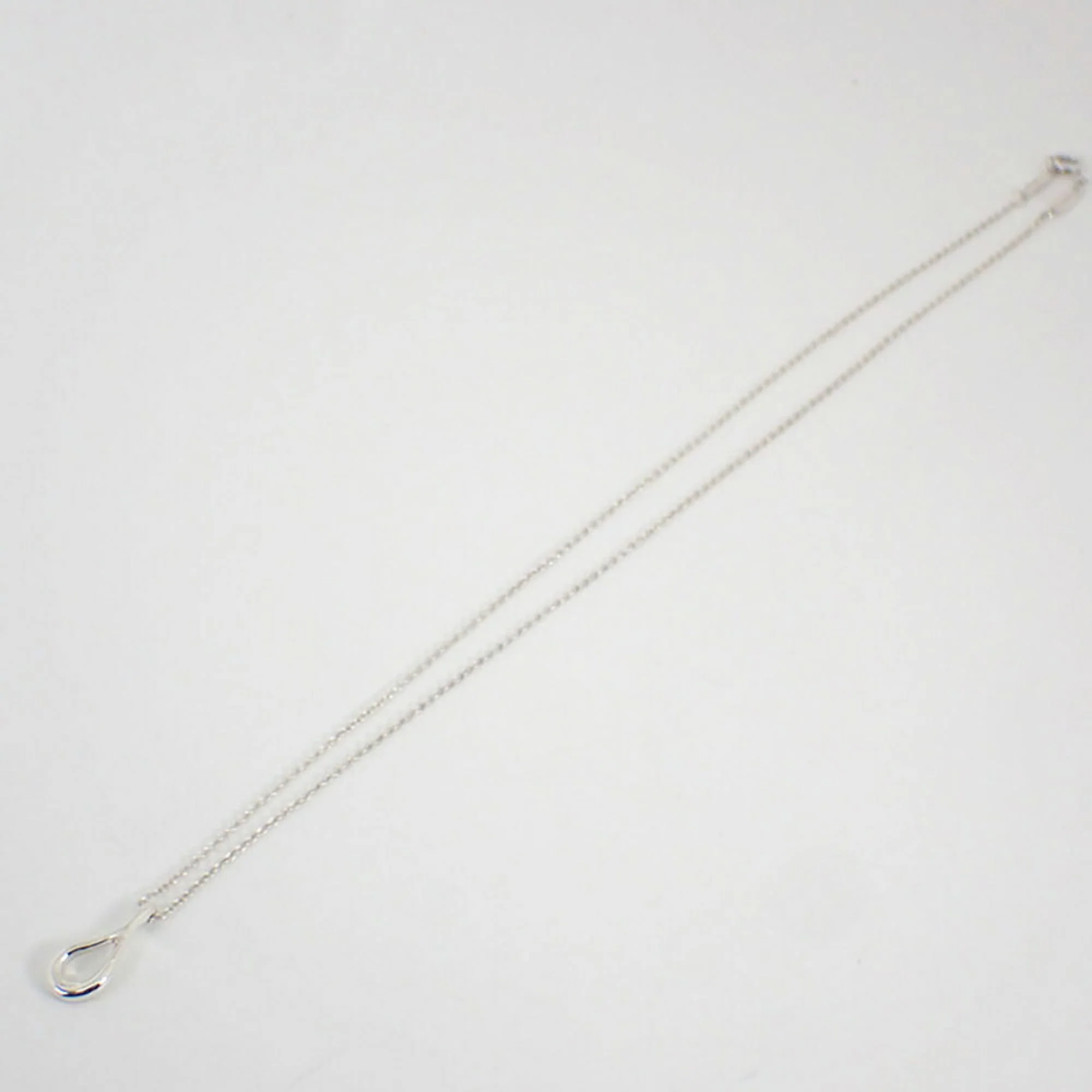Teardrop Pendant Necklace Sterling Silver - Image 6
