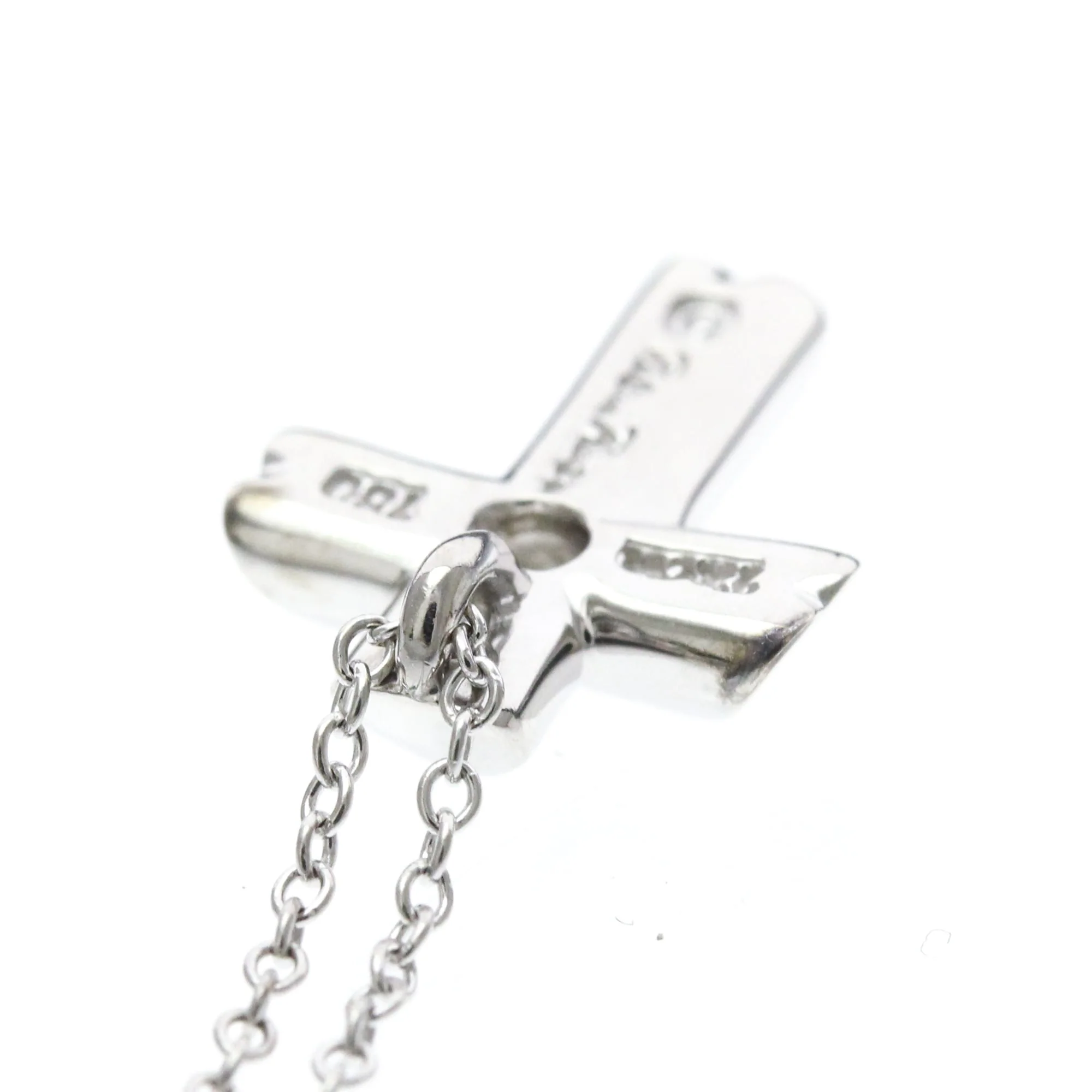 Tenderness Pendant Necklace 18K White Gold with Diamond - Image 8
