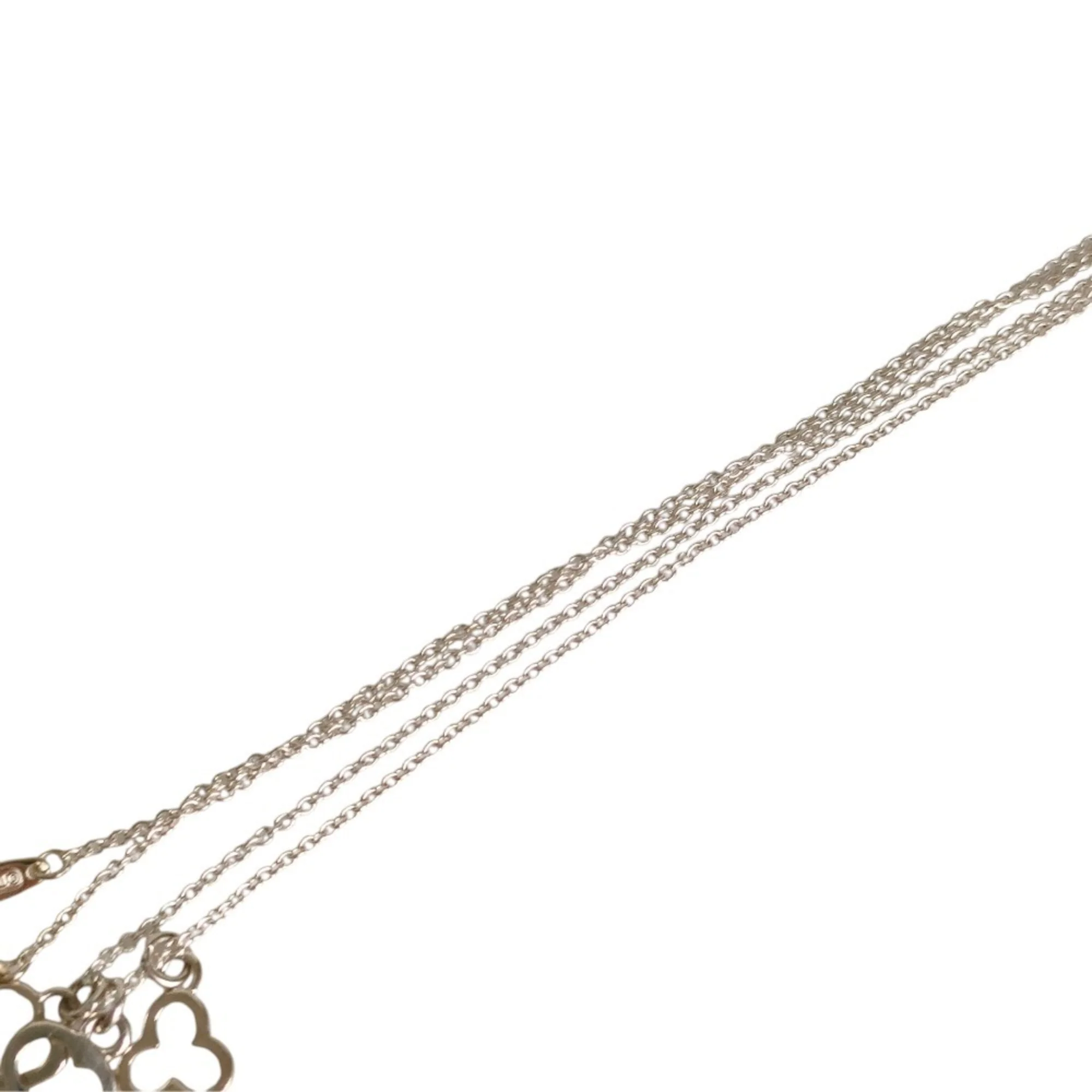 Triple Three-Key Chain Pendant Necklace Sterling Silver - Image 5