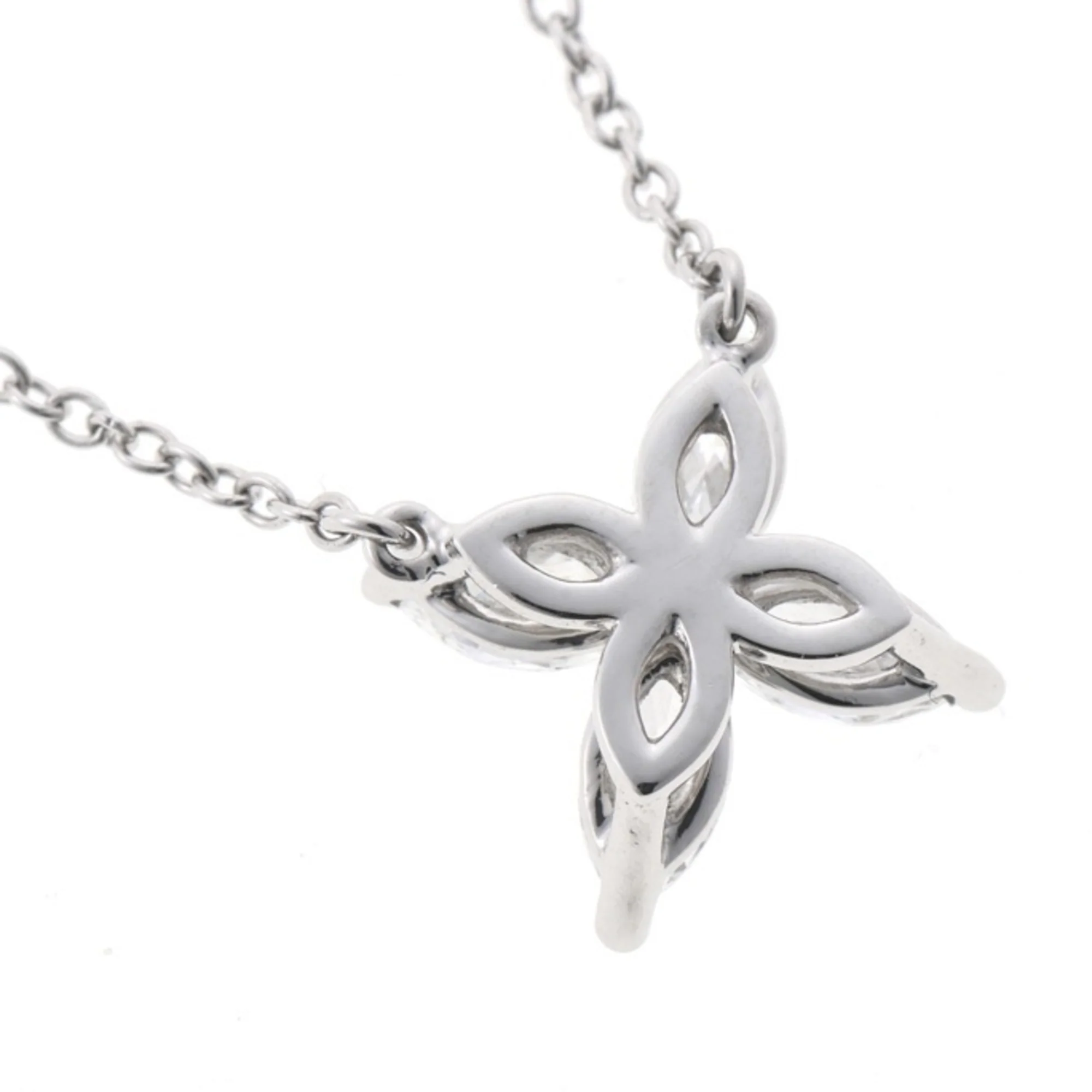 Victoria Pendant Necklace Platinum Medium with Diamond - Image 6