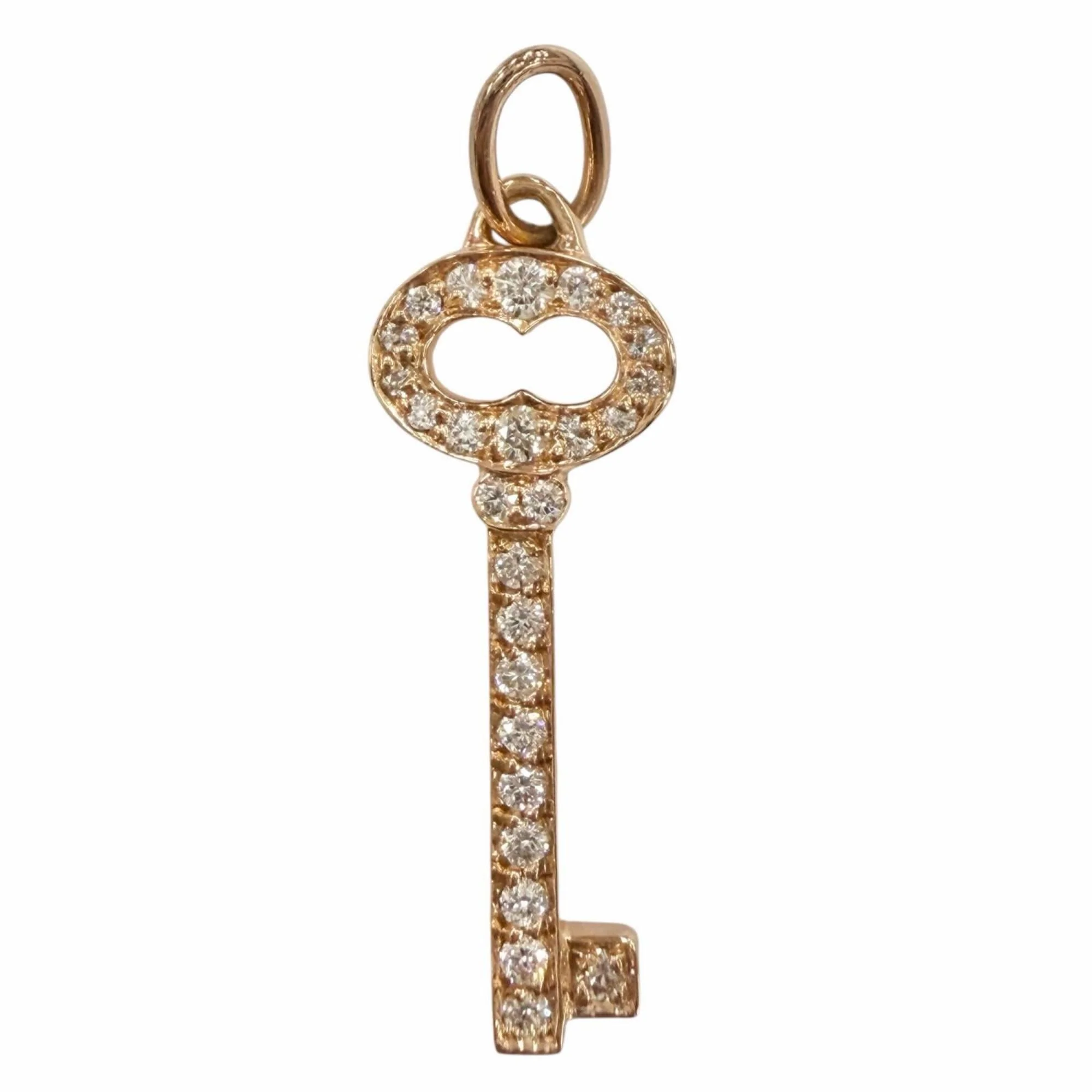 Vintage Brooch 18K Rose Gold and Diamond