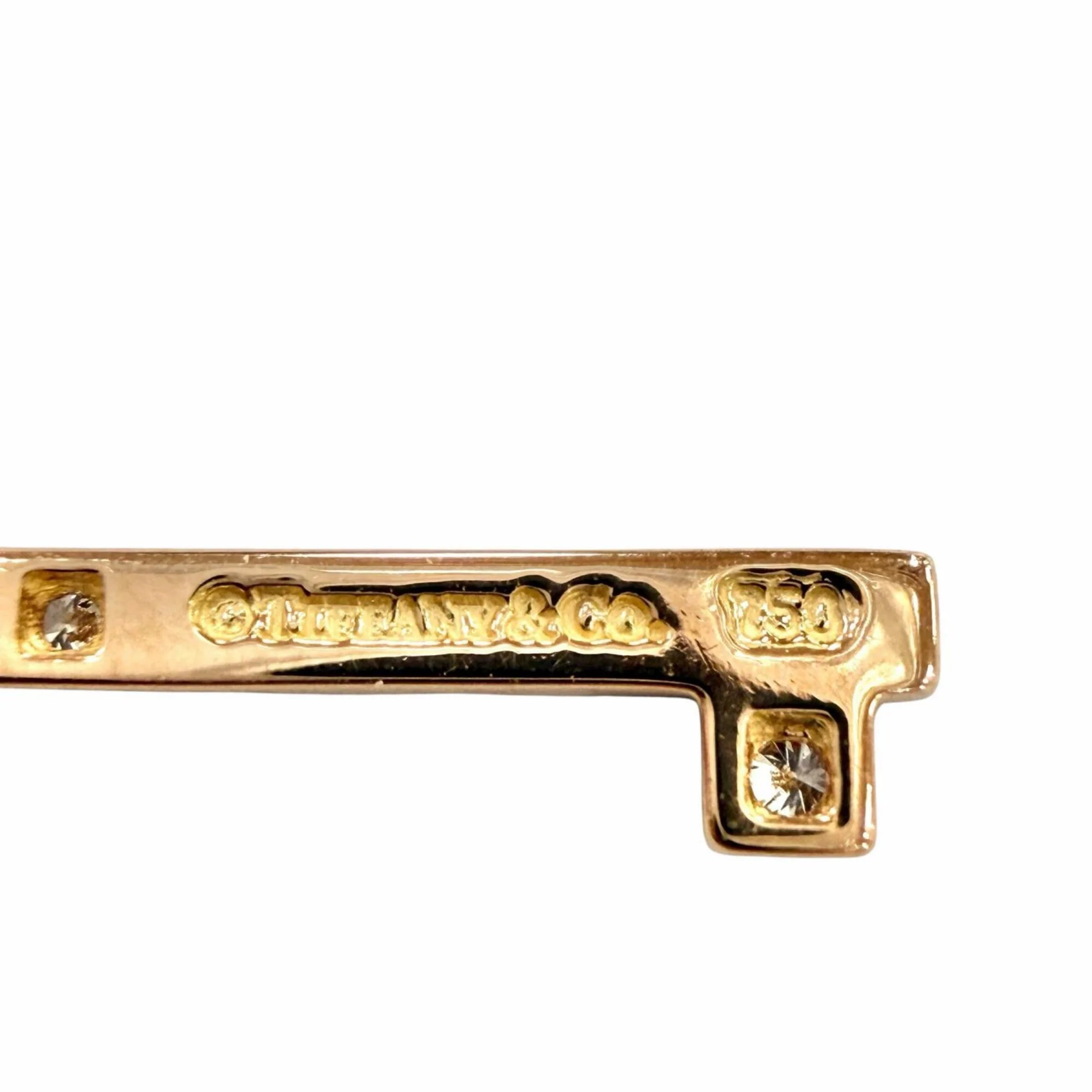 Vintage Brooch 18K Rose Gold and Diamond - Image 5