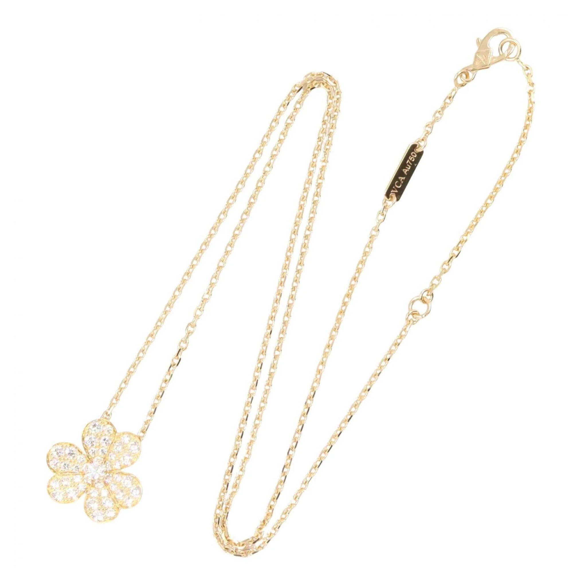 Frivole Pendant Necklace 18K Yellow Gold with Diamond - Image 2