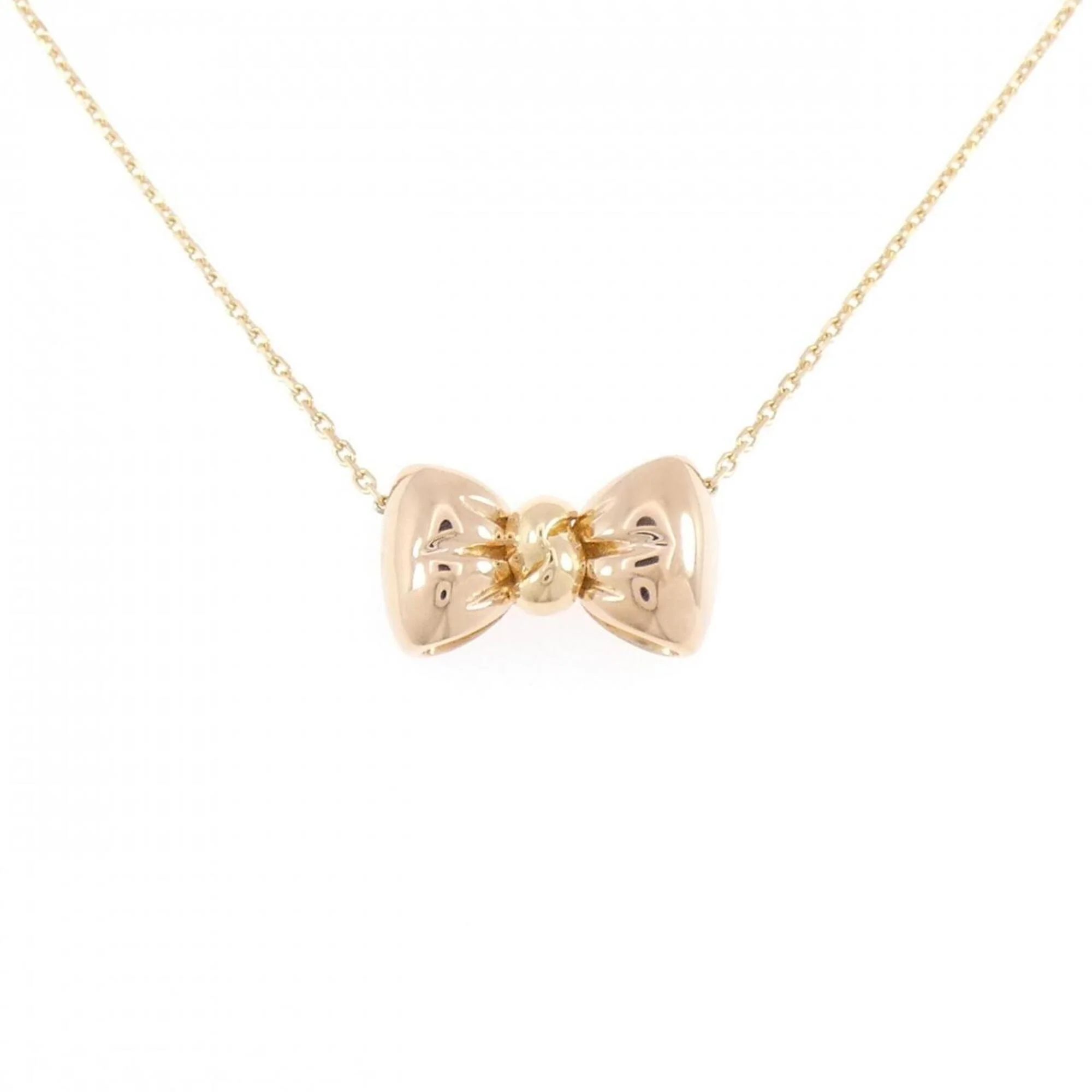 Pendant Necklace 18K Rose Gold and 18K Yellow Gold