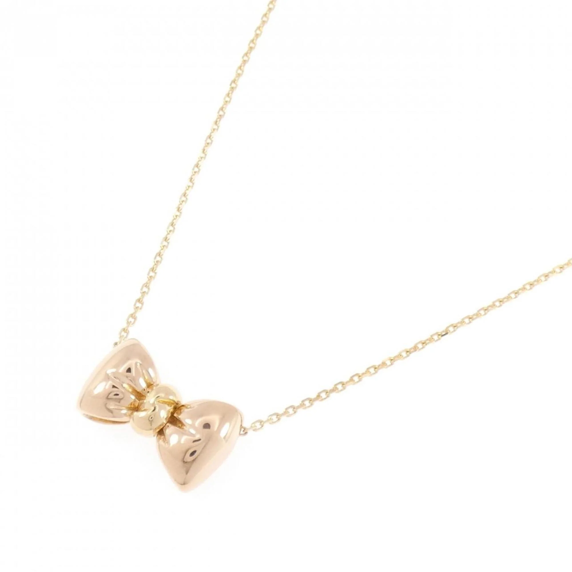 Pendant Necklace 18K Rose Gold and 18K Yellow Gold - Image 2