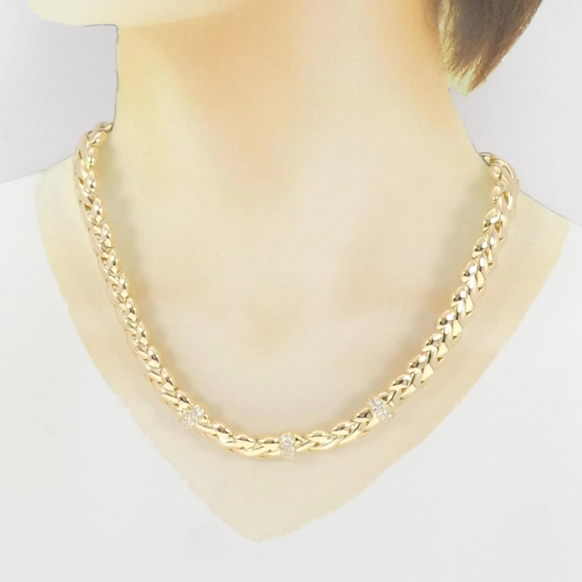 Pendant Necklace with Yellow Diamond - Image 6