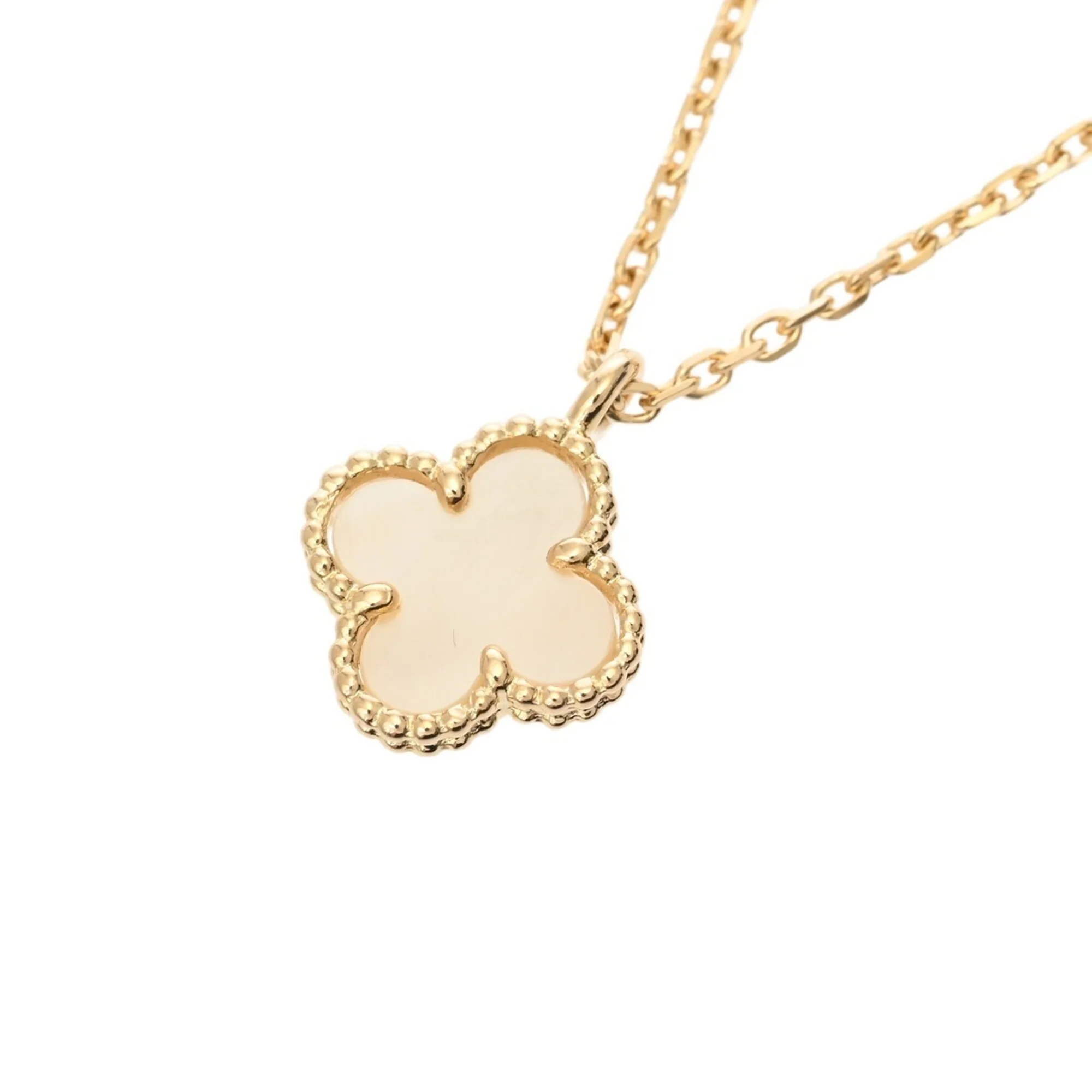 Sweet Alhambra Pendant Necklace 18K Yellow Gold - Image 7