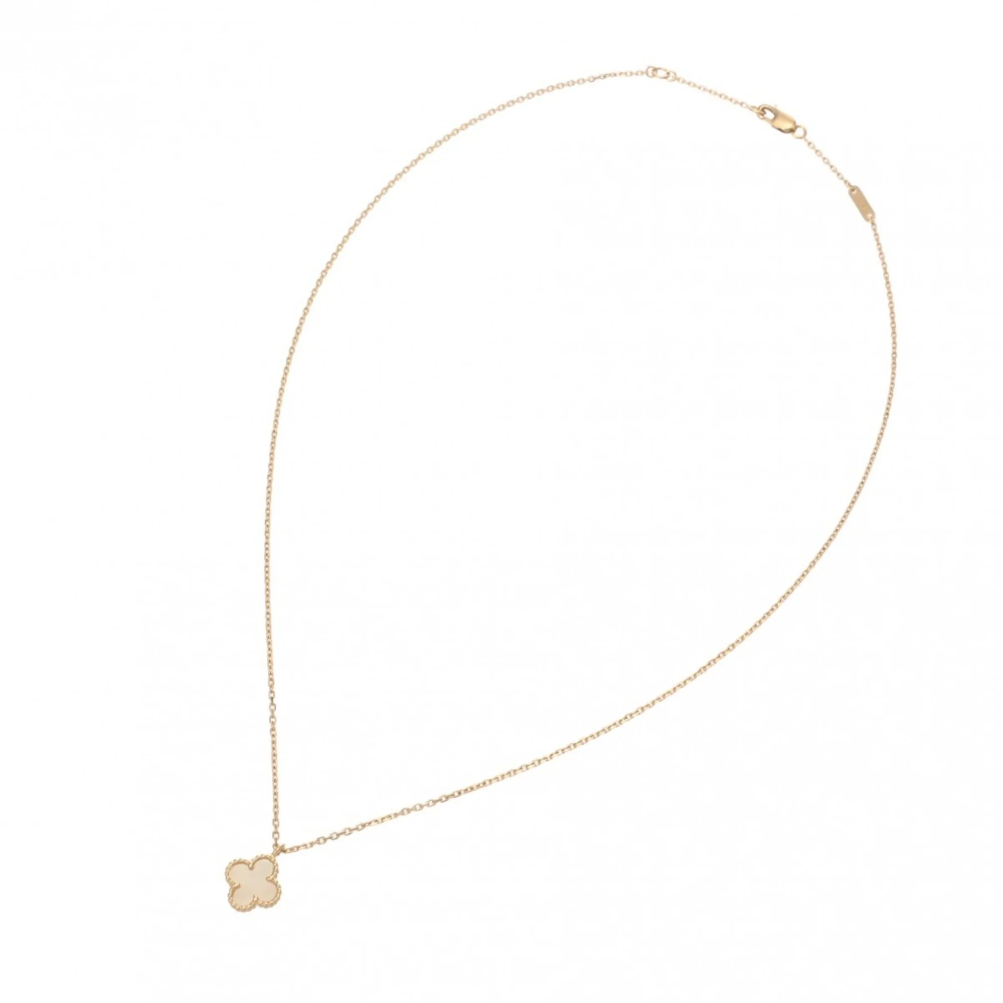 Sweet Alhambra Pendant Necklace 18K Yellow Gold - Image 8