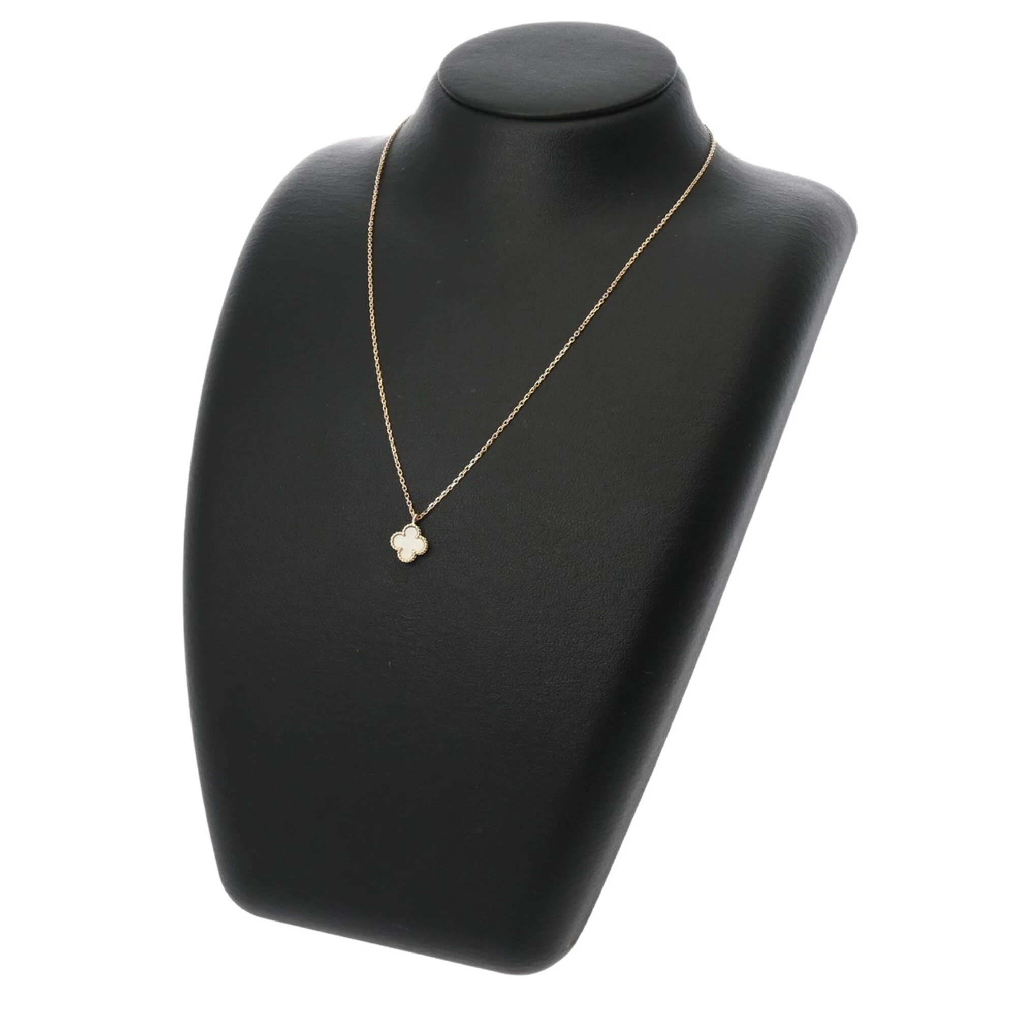 Sweet Alhambra Pendant Necklace 18K Yellow Gold - Image 9