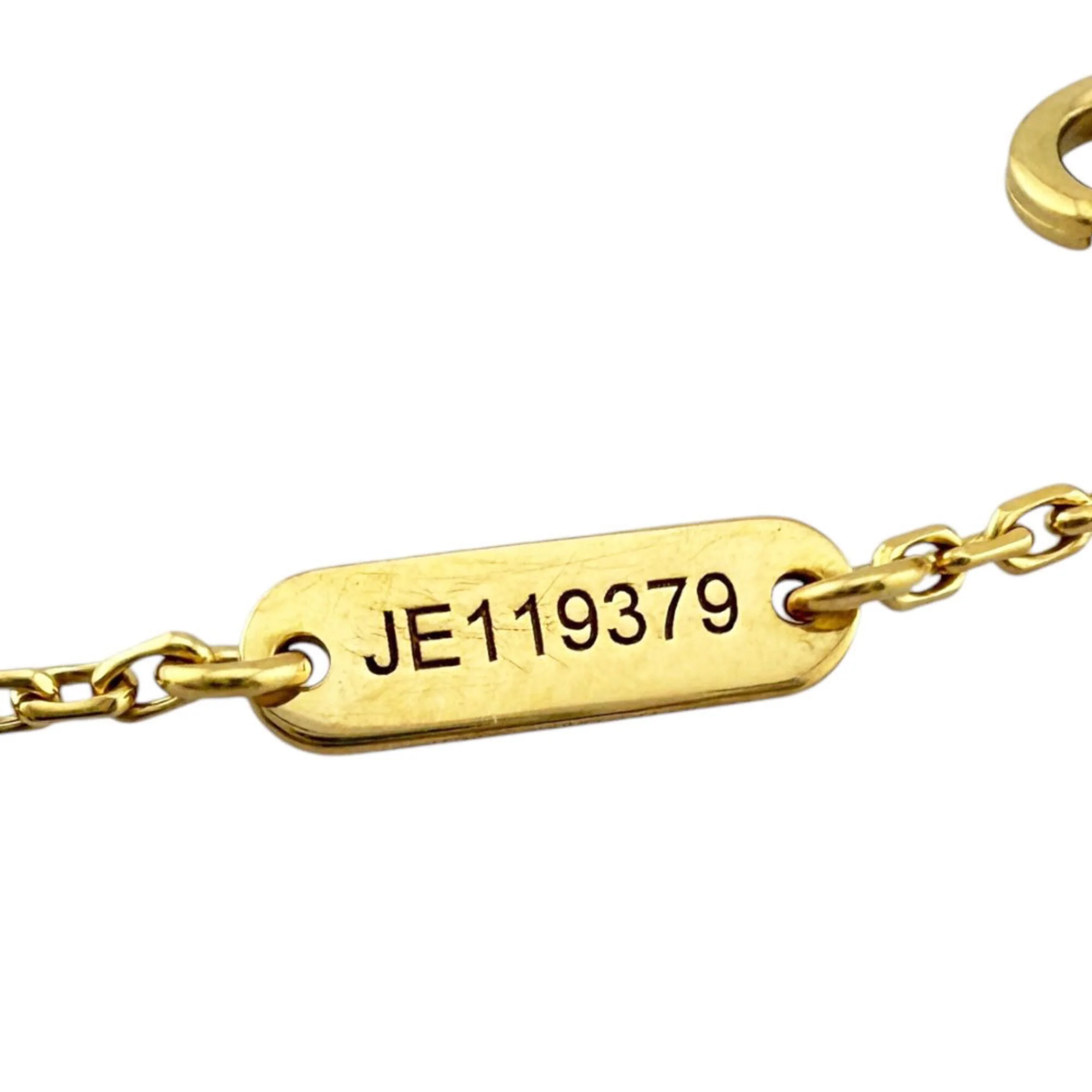 Vintage Enhambra Pendant Necklace 18K Yellow Gold - Image 6