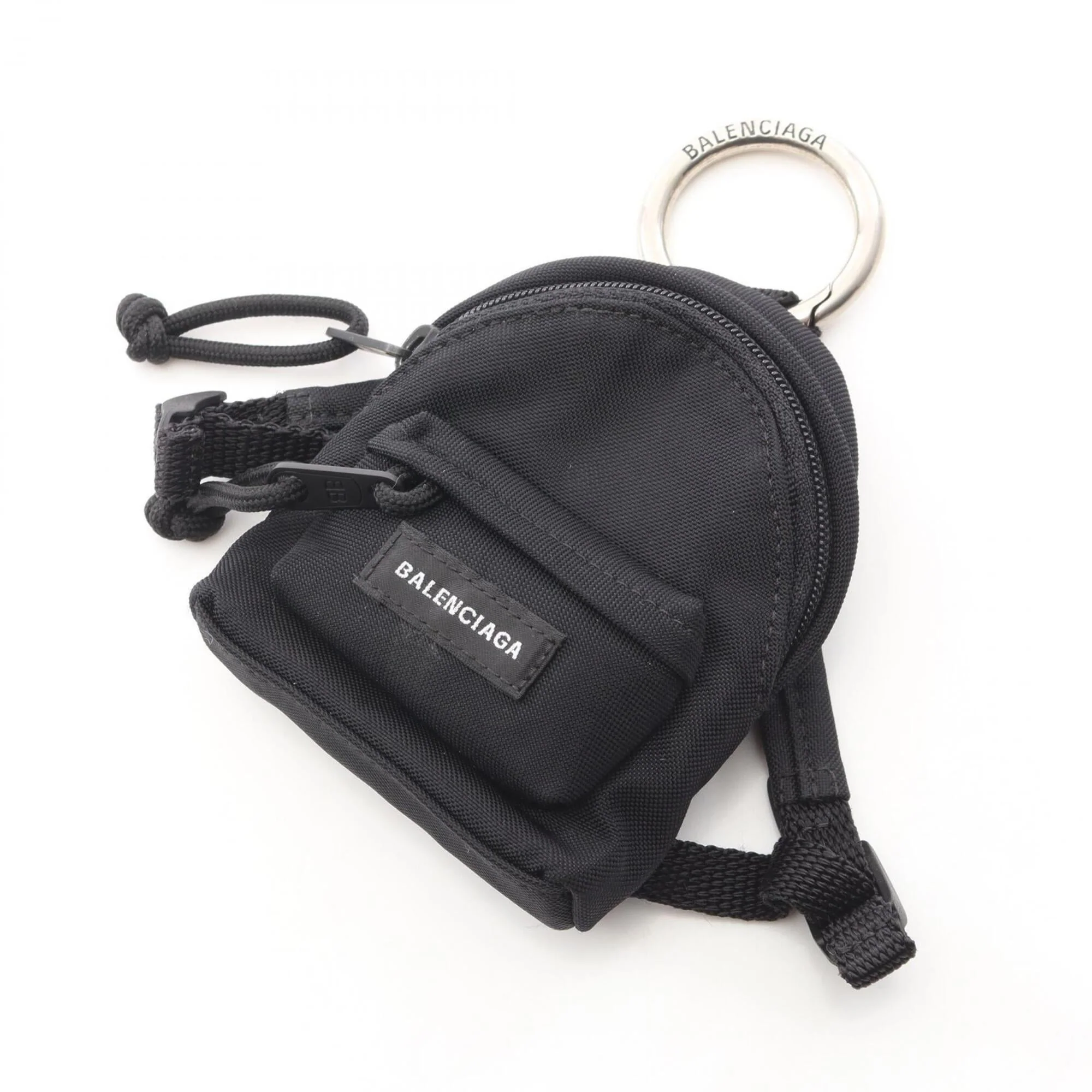 Charm Nylon Black Handbag Charm