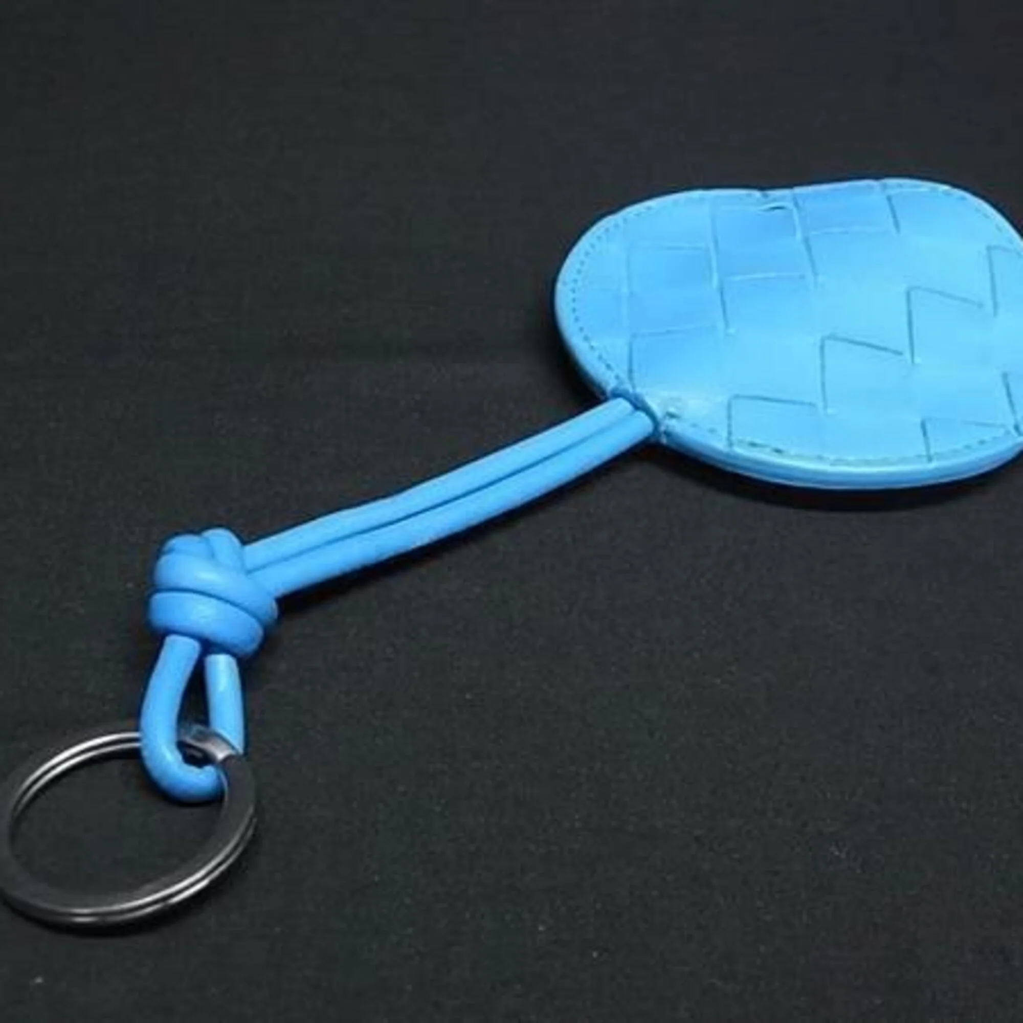 Charm Leather Blue Handbag Charm - Image 2