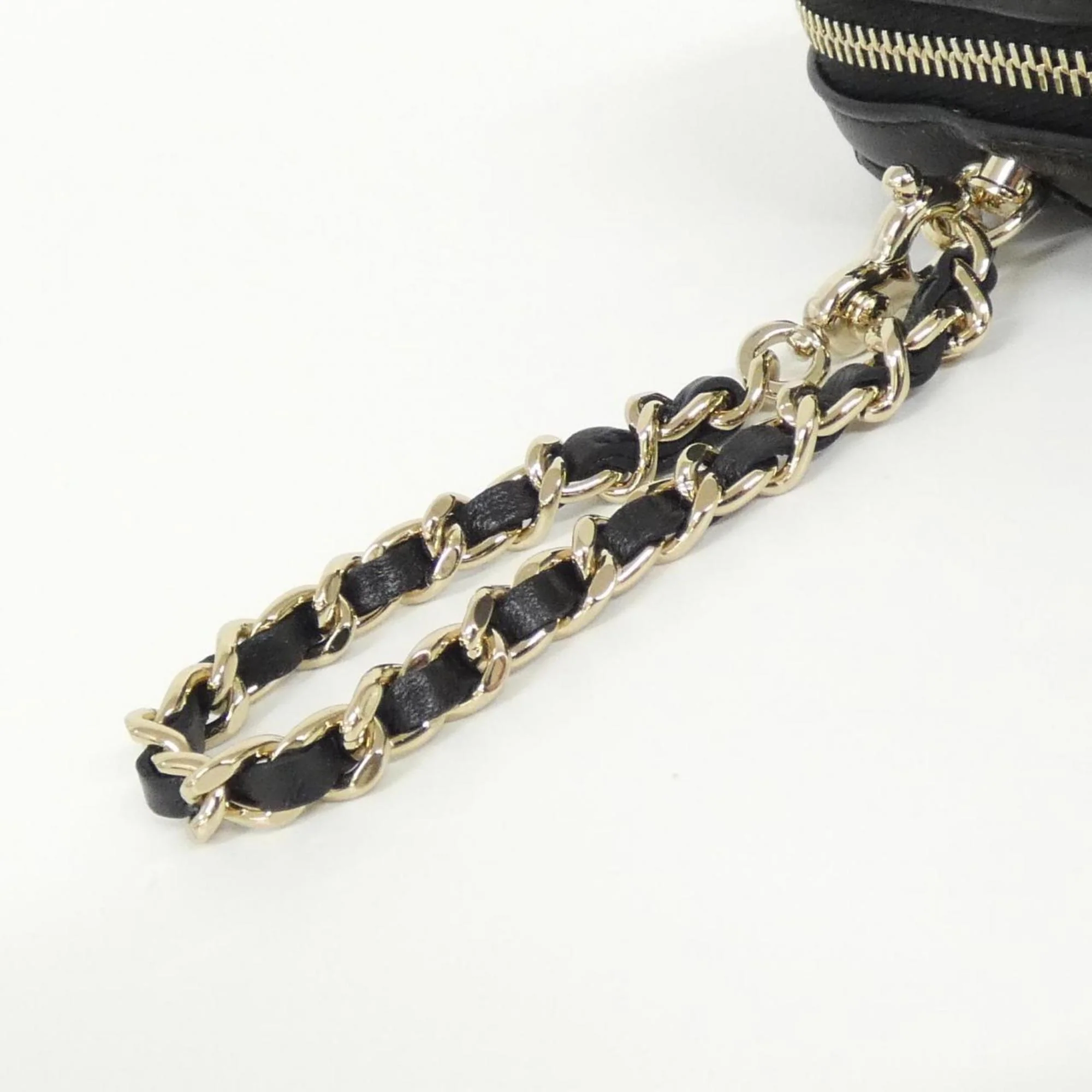 Handbag Charm Leather Black - Image 5