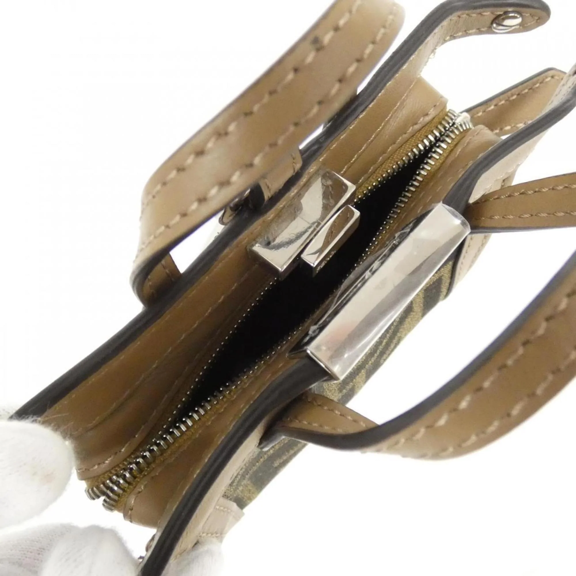 Handbag Charm Canvas and Leather - Image 4