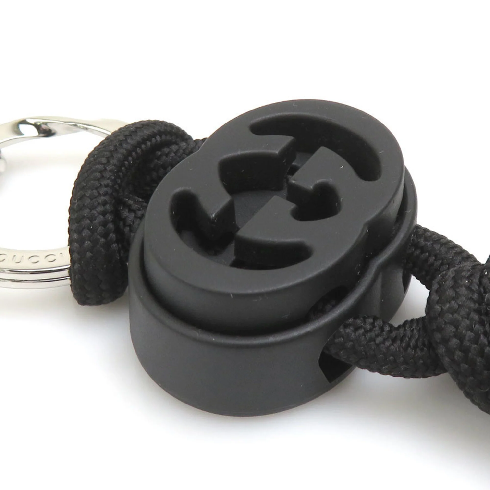 Charm Keyring Nylon Black Handbag Charm - Image 3
