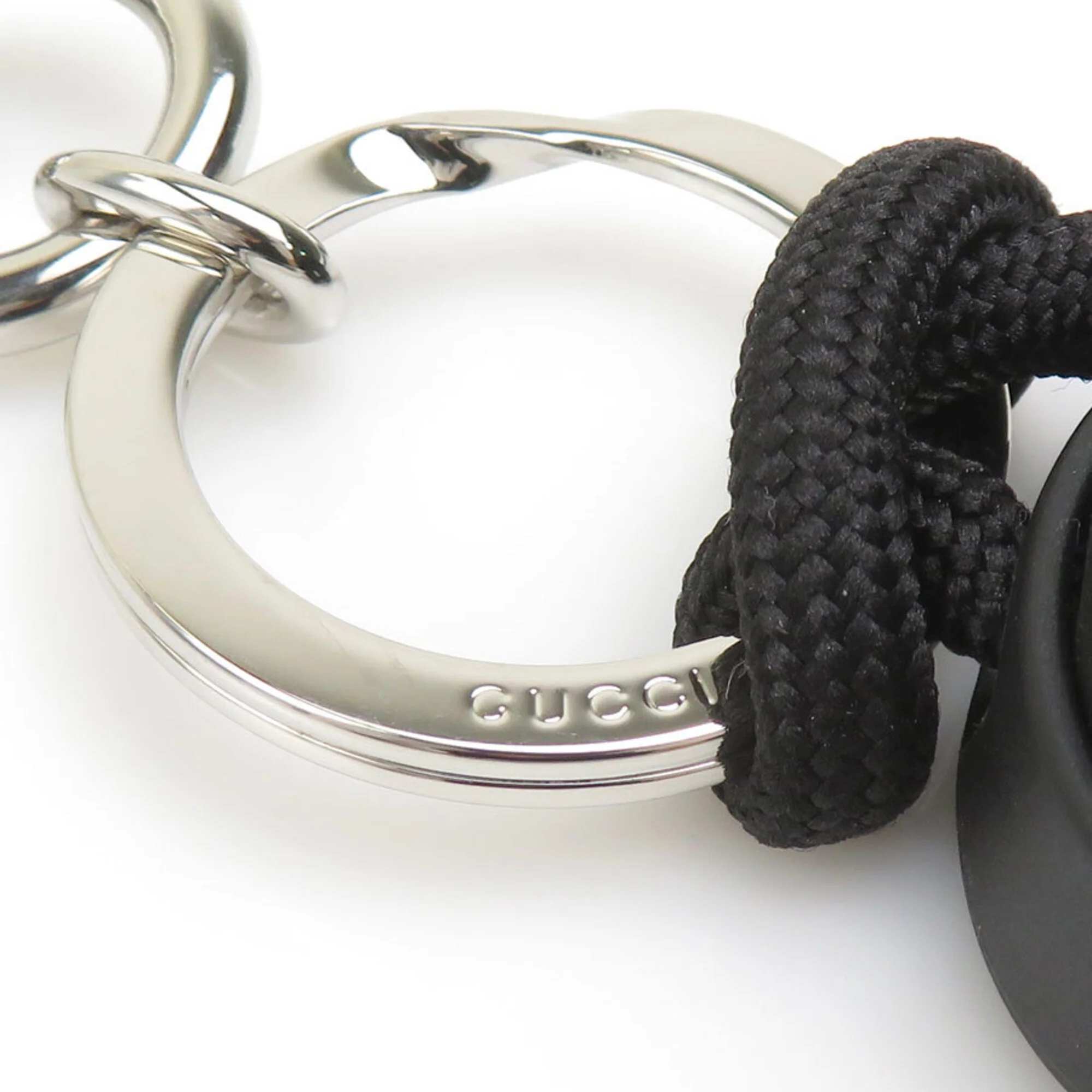 Charm Keyring Nylon Black Handbag Charm - Image 6
