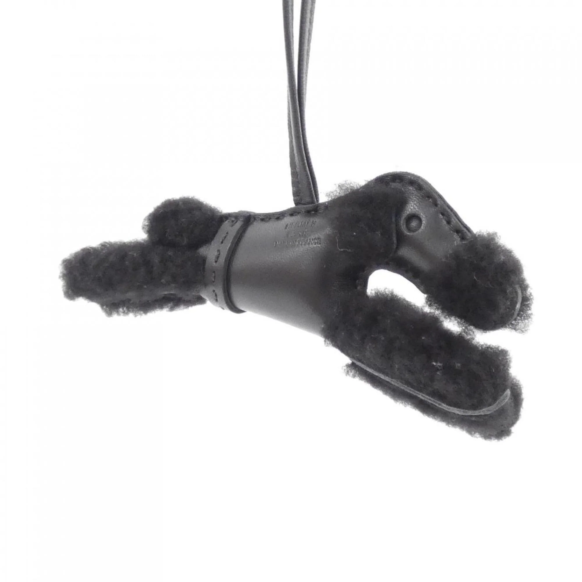 Buddy Punk Charm Agneau Milo Black Handbag Charm - Image 3