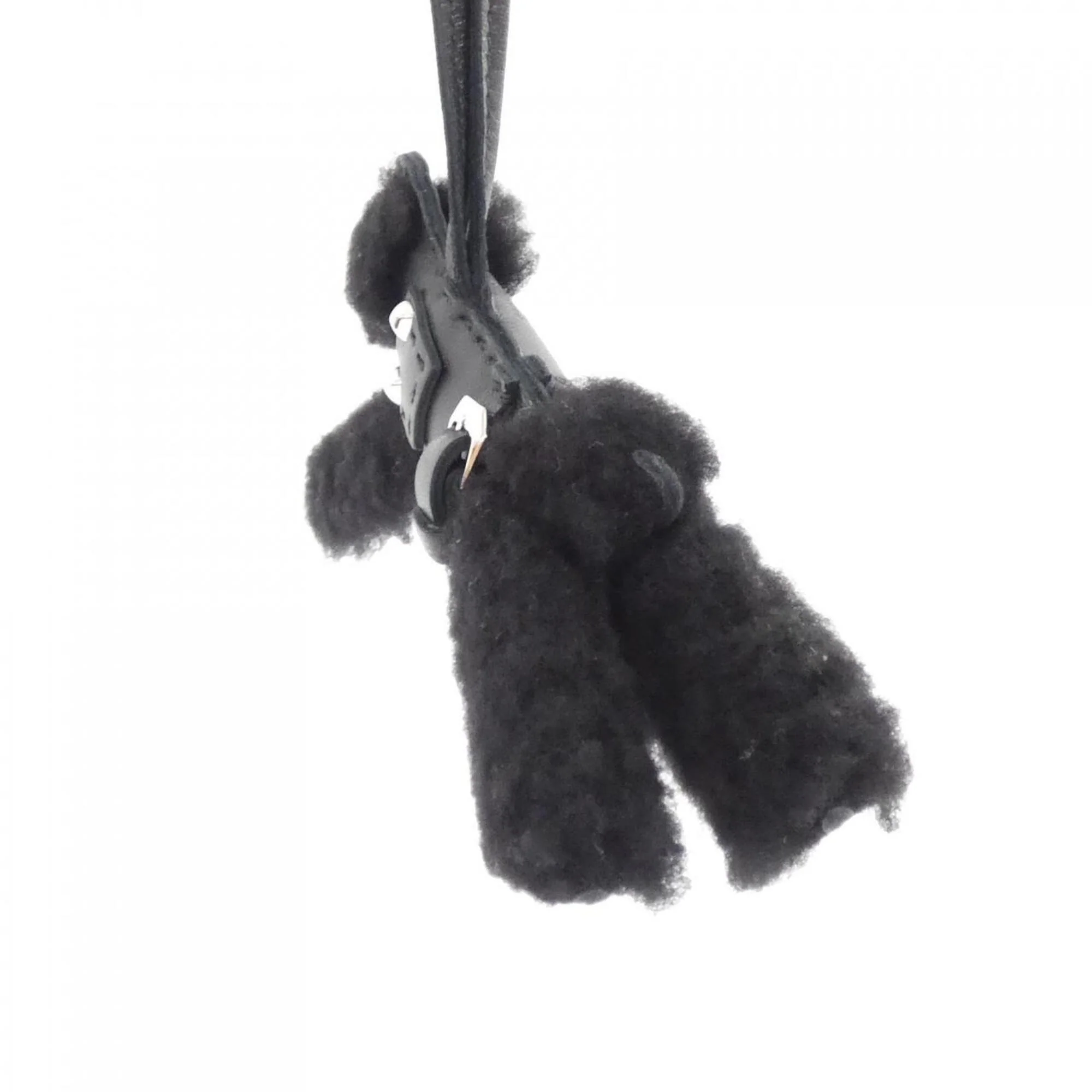 Buddy Punk Charm Agneau Milo Black Handbag Charm - Image 4