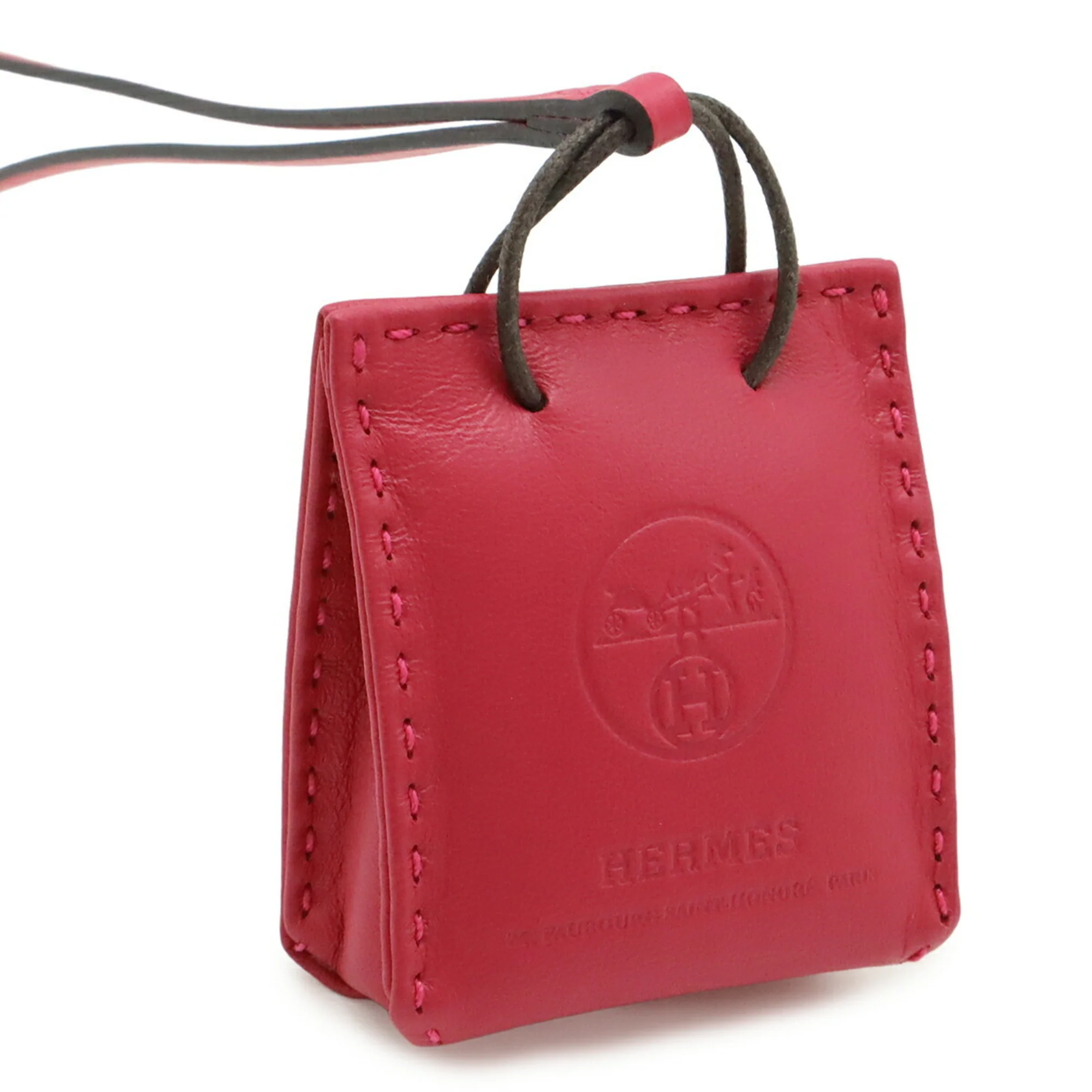 Charm Agneau Milo Pink Handbag Charm - Image 4