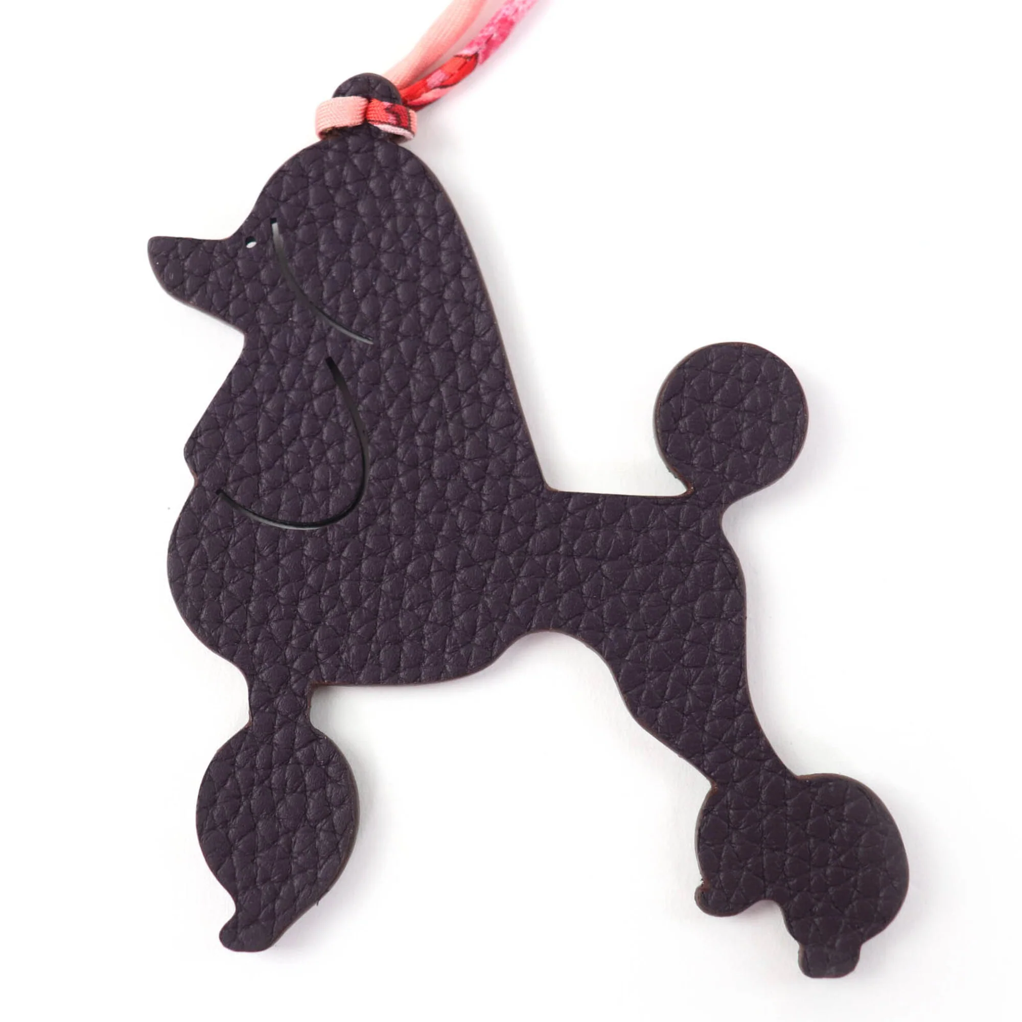 Charm Chevre Leather and Togo Leather Handbag Charm - Image 3