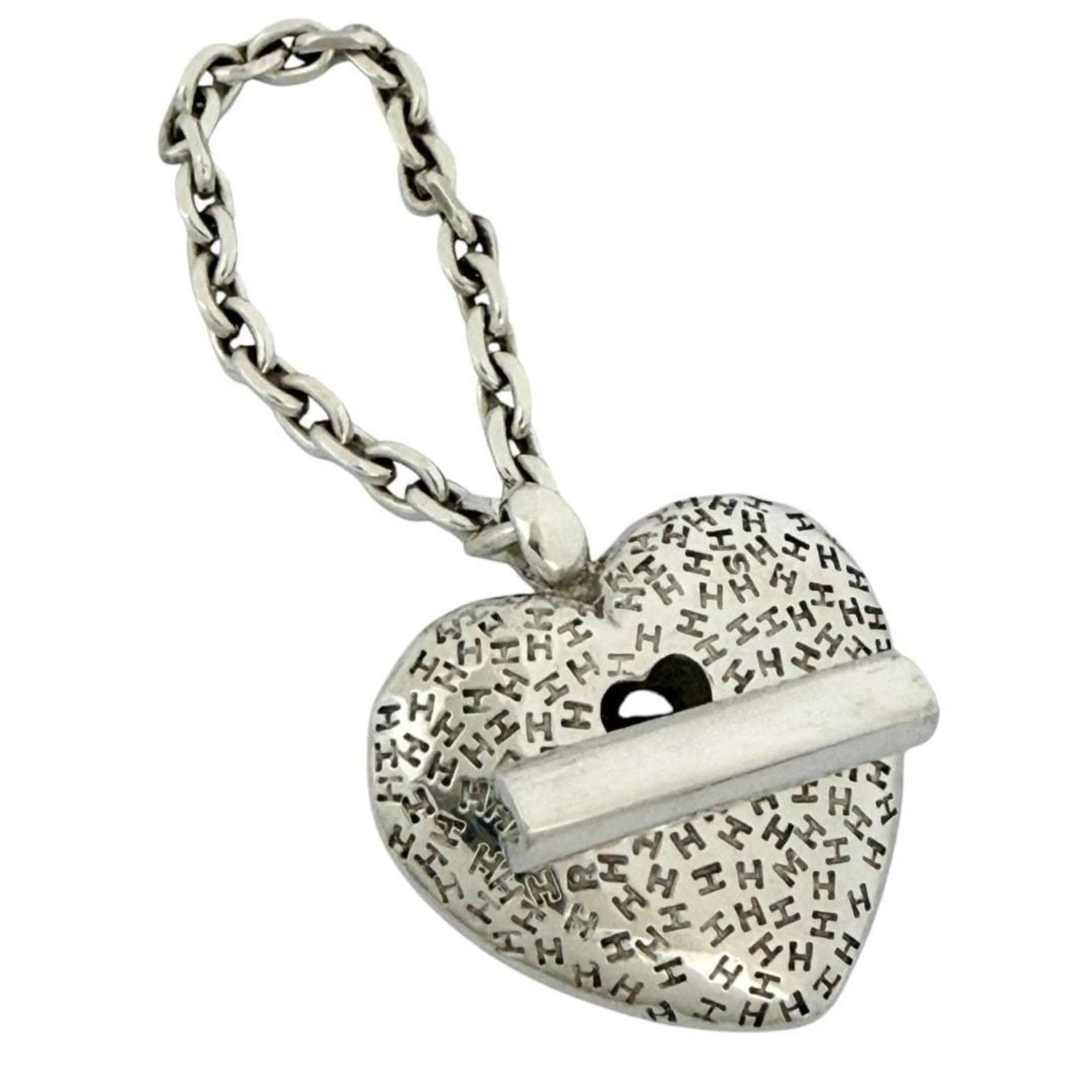 Heart Charm Sterling Silver Handbag Charm