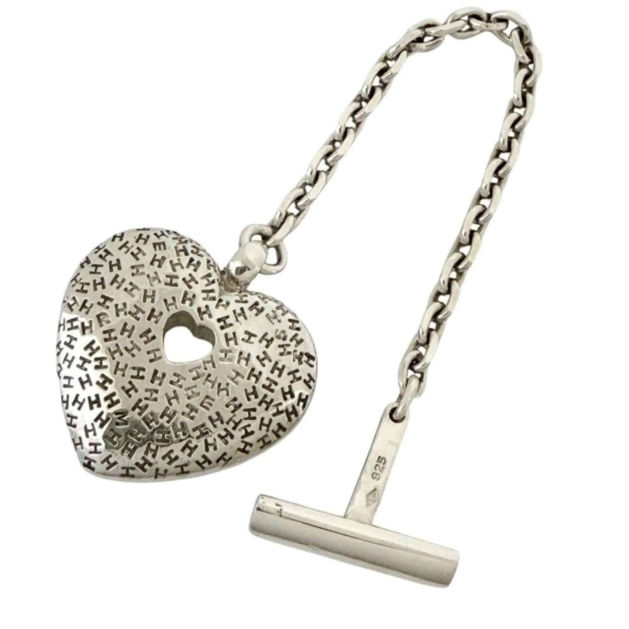 Heart Charm Sterling Silver Handbag Charm - Image 2