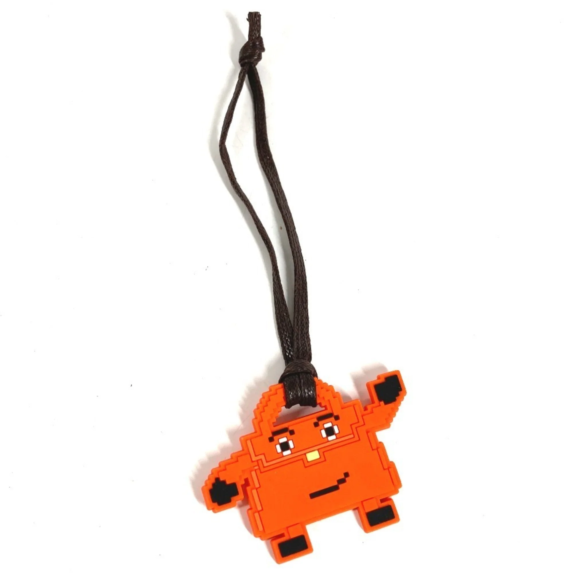 Kelly Doll Charm Rubber Orange Handbag Charm - Image 4