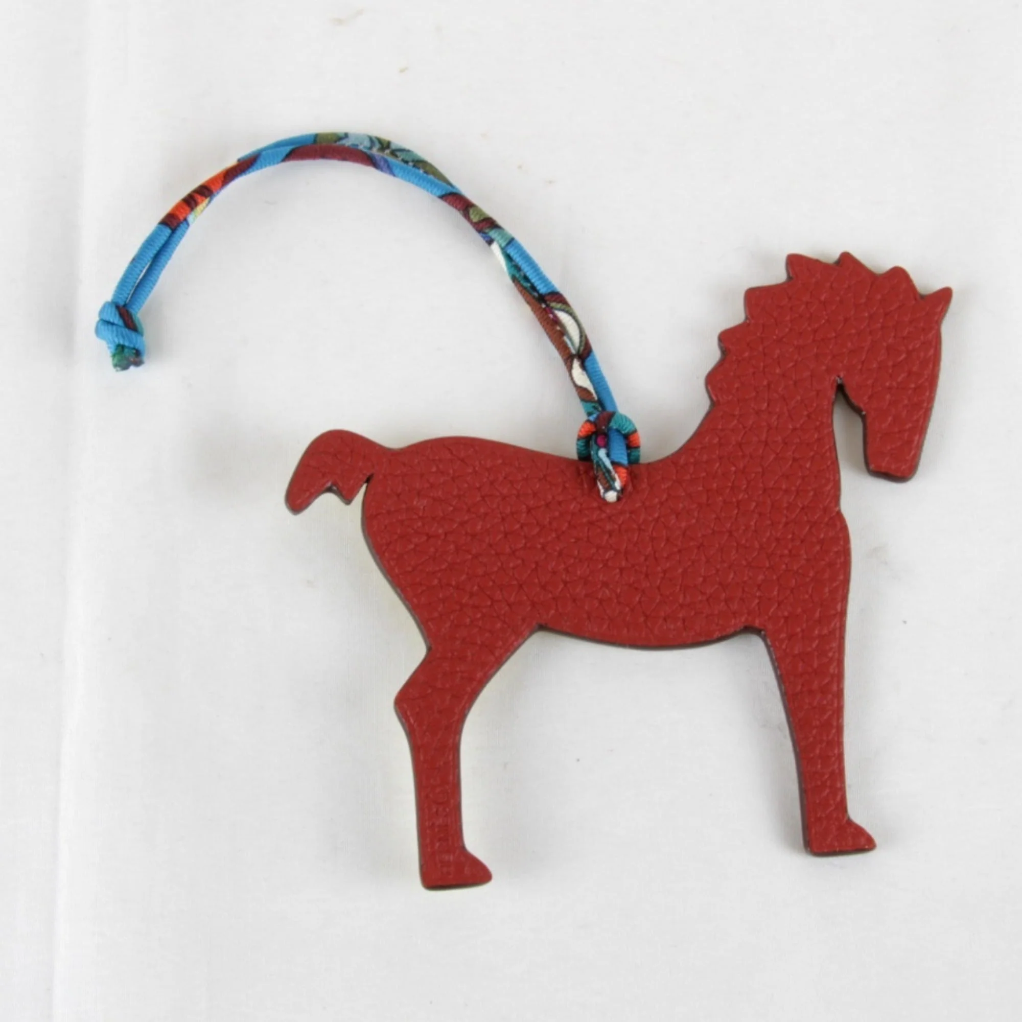 Petit H Charm Leather Red Handbag Charm