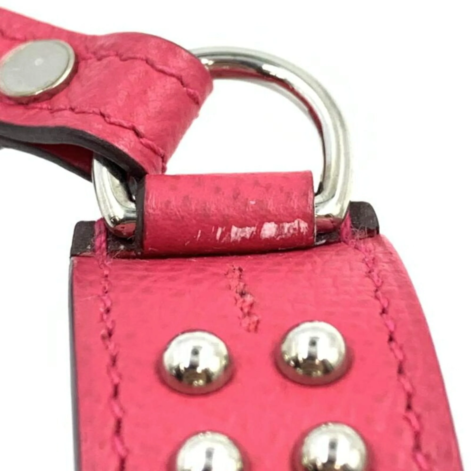 Porte Crecoli De Chien Charm Rose Purple Handbag Charm - Image 5