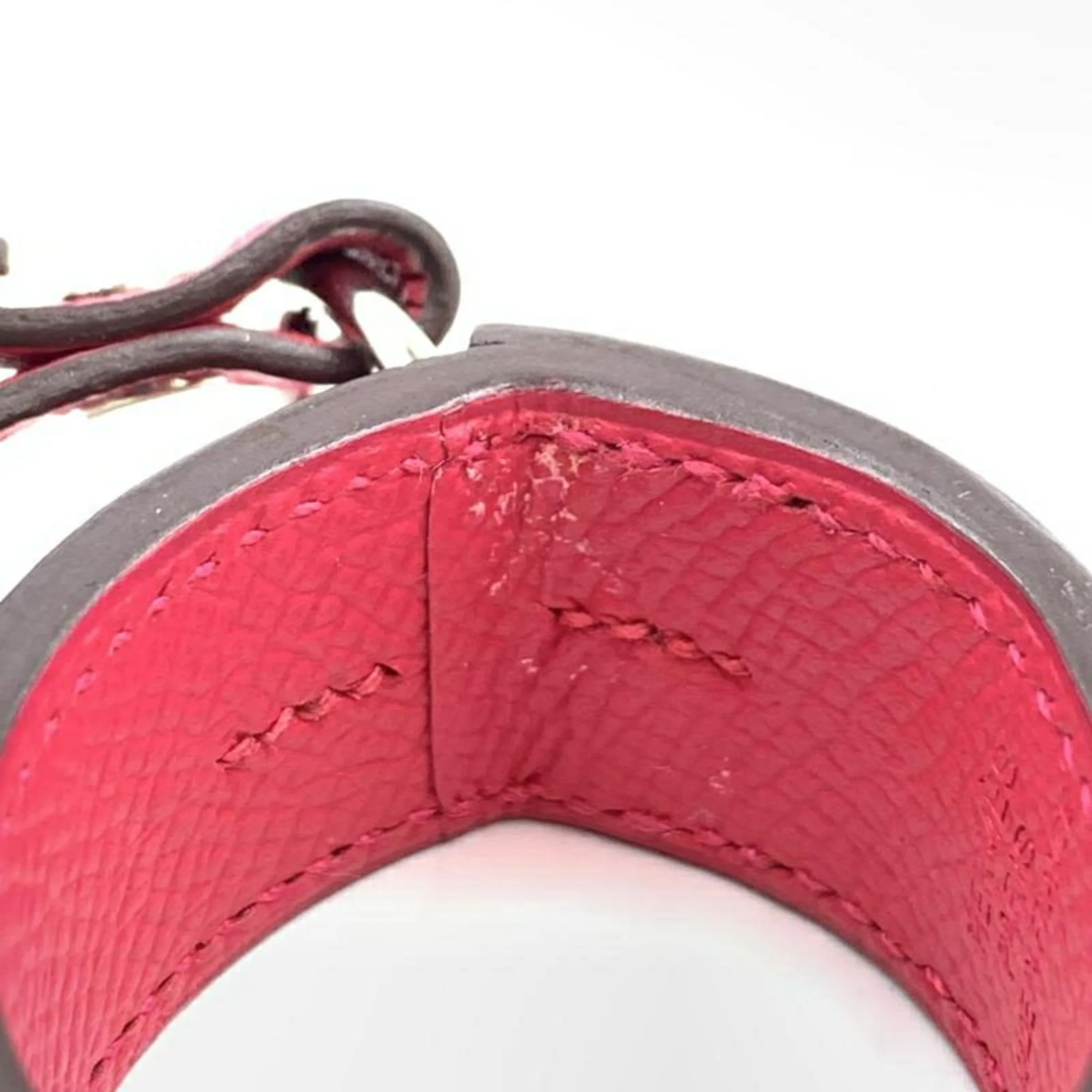 Porte Crecoli De Chien Charm Rose Purple Handbag Charm - Image 6