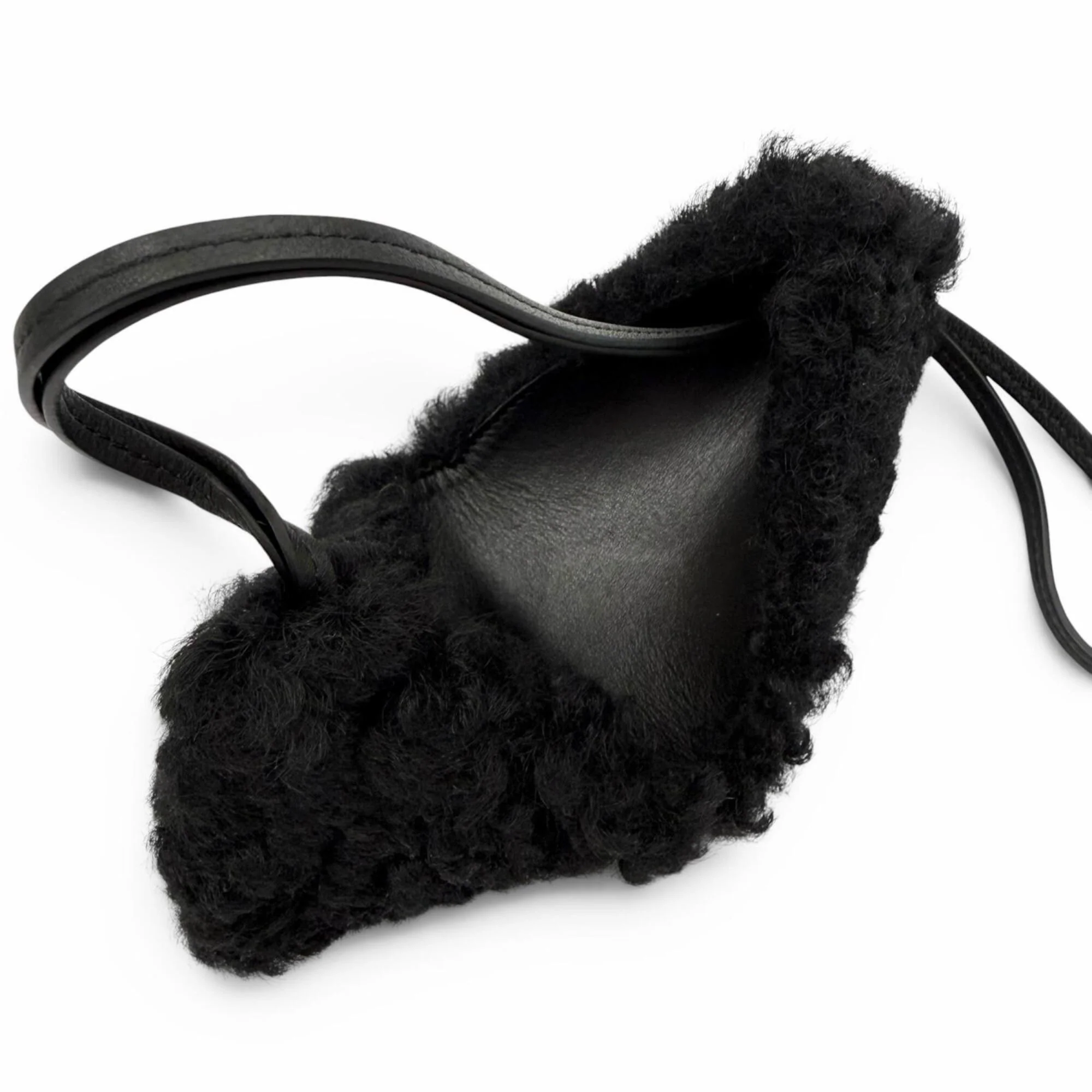 Charm Leather Black Handbag Charm - Image 6