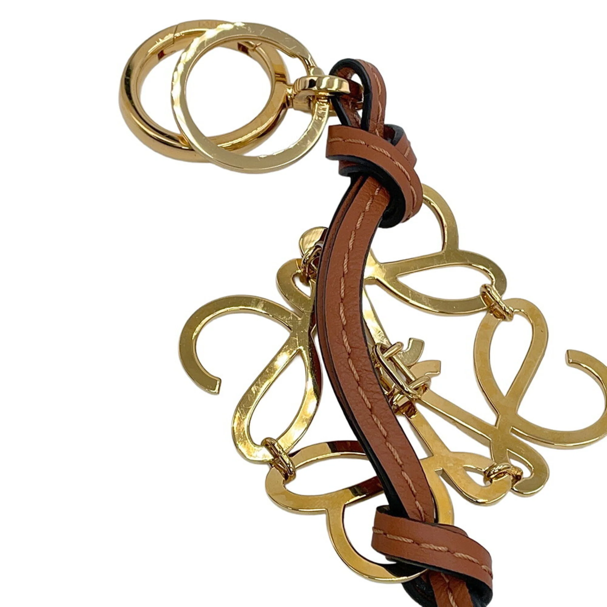Charm Leather Brown Handbag Charm - Image 6