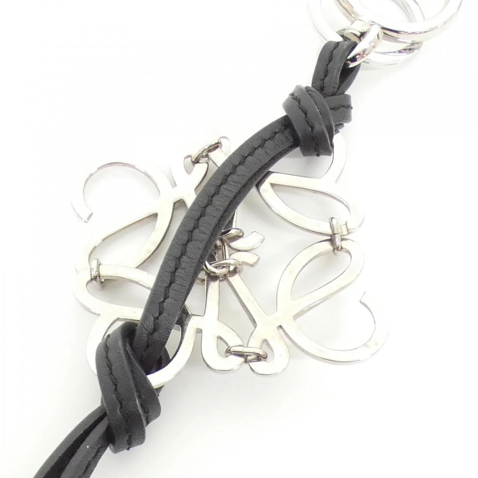 Handbag Charm Leather Black - Image 3