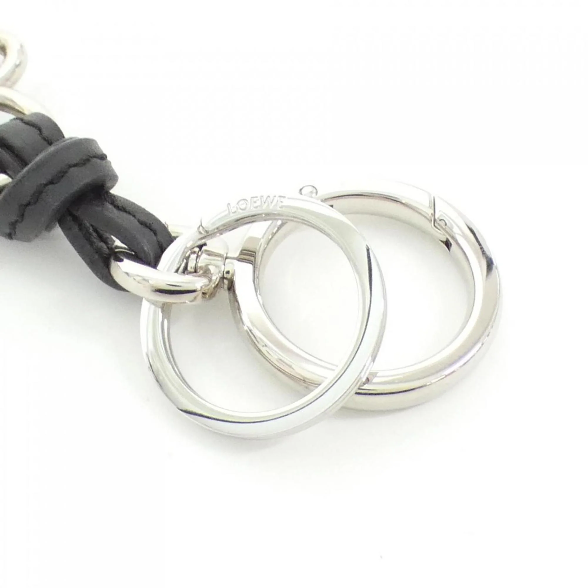 Handbag Charm Leather Black - Image 9