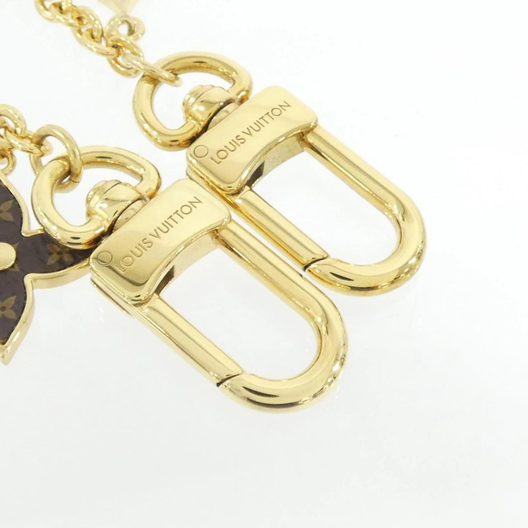 Bag Charm Black and Gold and Marron Handbag Charm - Image 3
