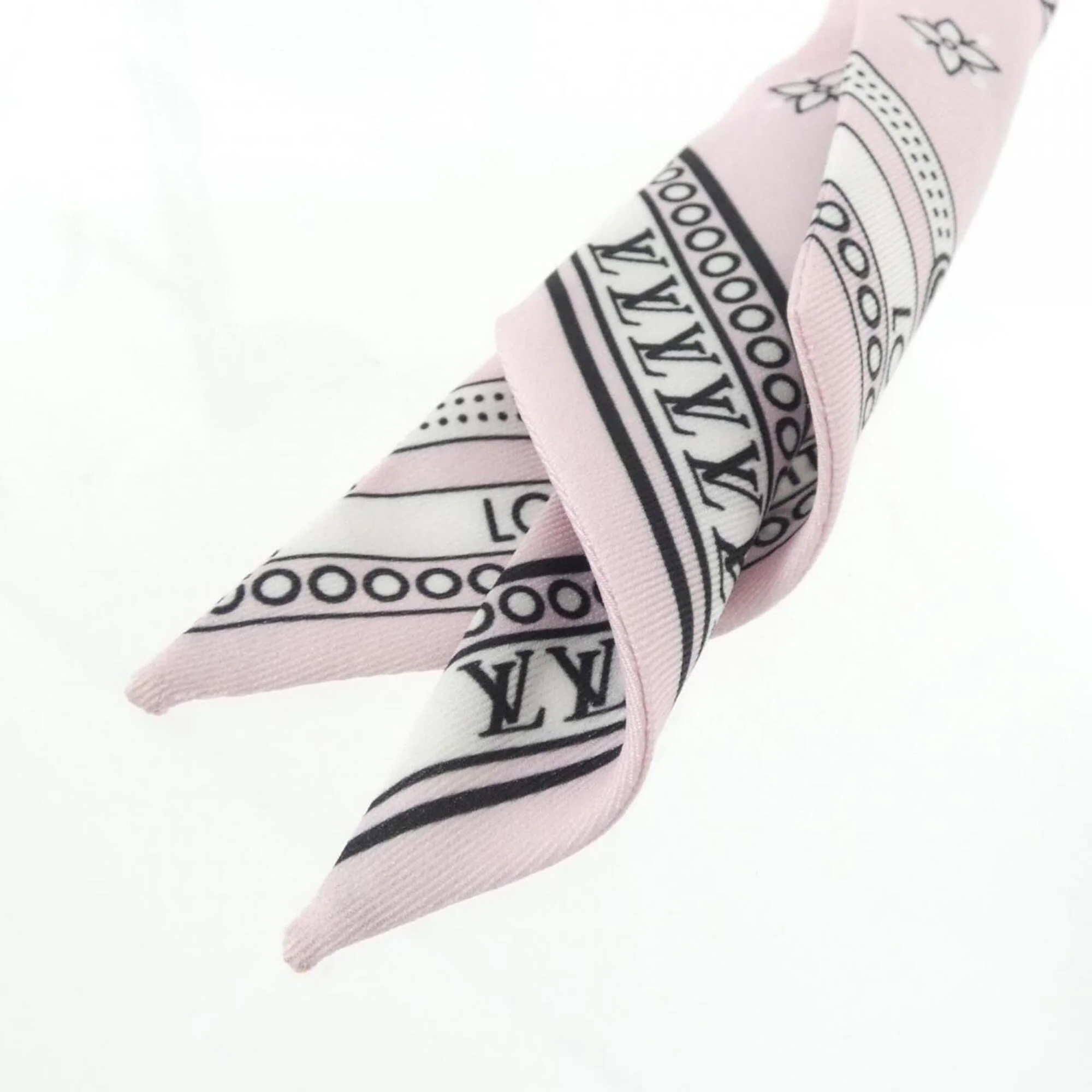 Bandana Charm Gold and Pink Handbag Charm - Image 2