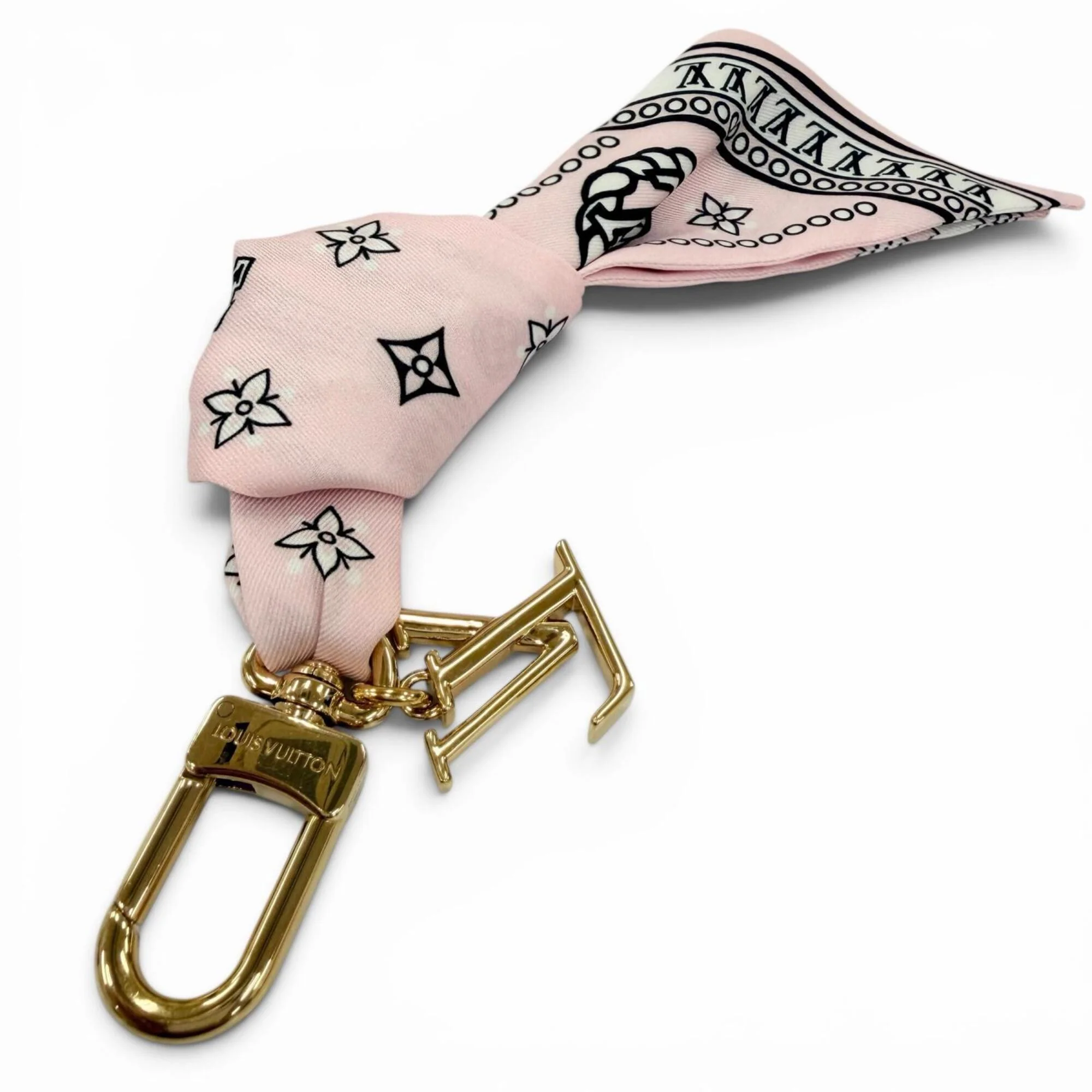 Bandana Charm Pink Handbag Charm - Image 6