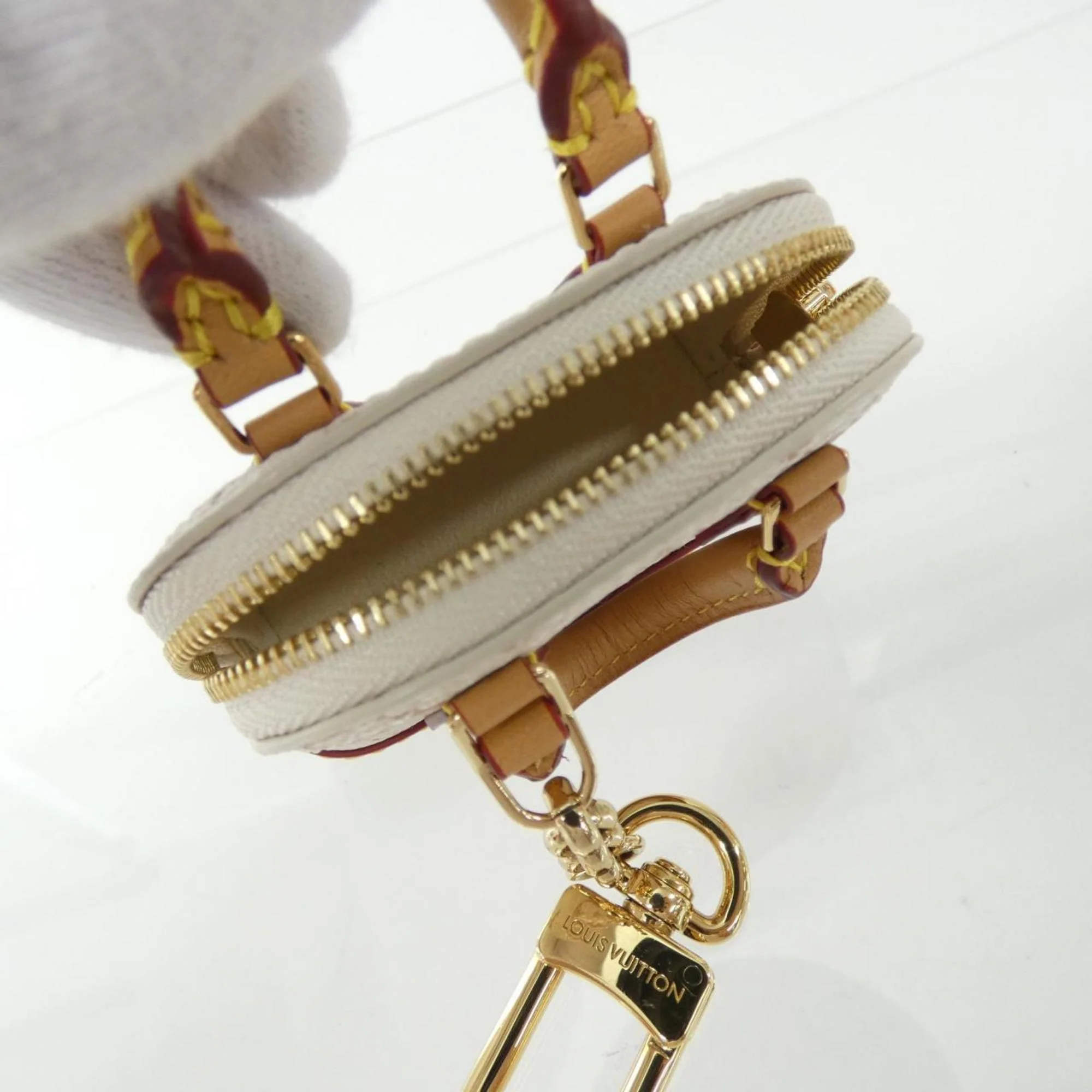 Charm Canvas Dune Handbag Charm - Image 3