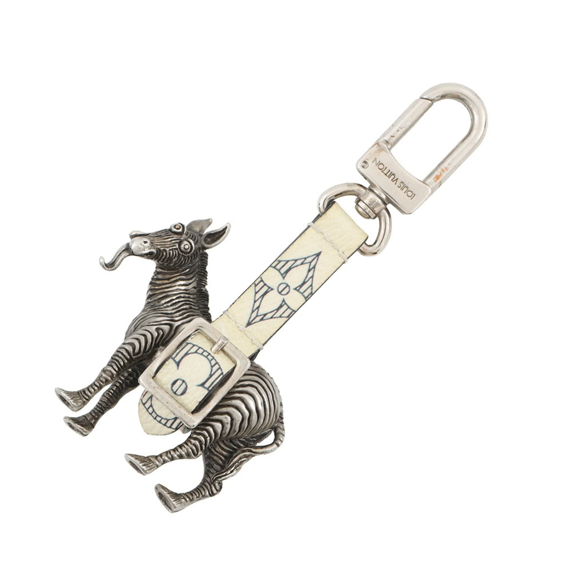 Monogram Charm Chapman Zebra Handbag Charm