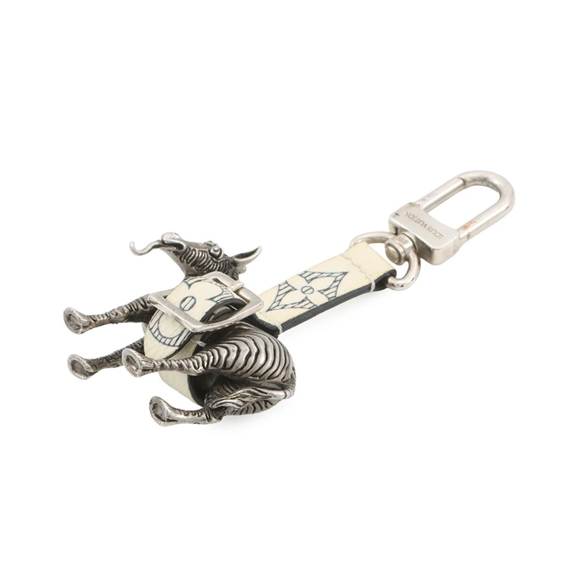 Monogram Charm Chapman Zebra Handbag Charm - Image 2