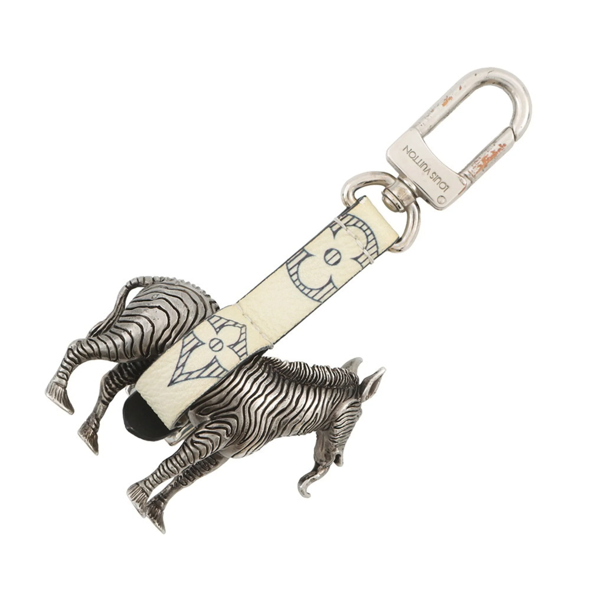 Monogram Charm Chapman Zebra Handbag Charm - Image 3