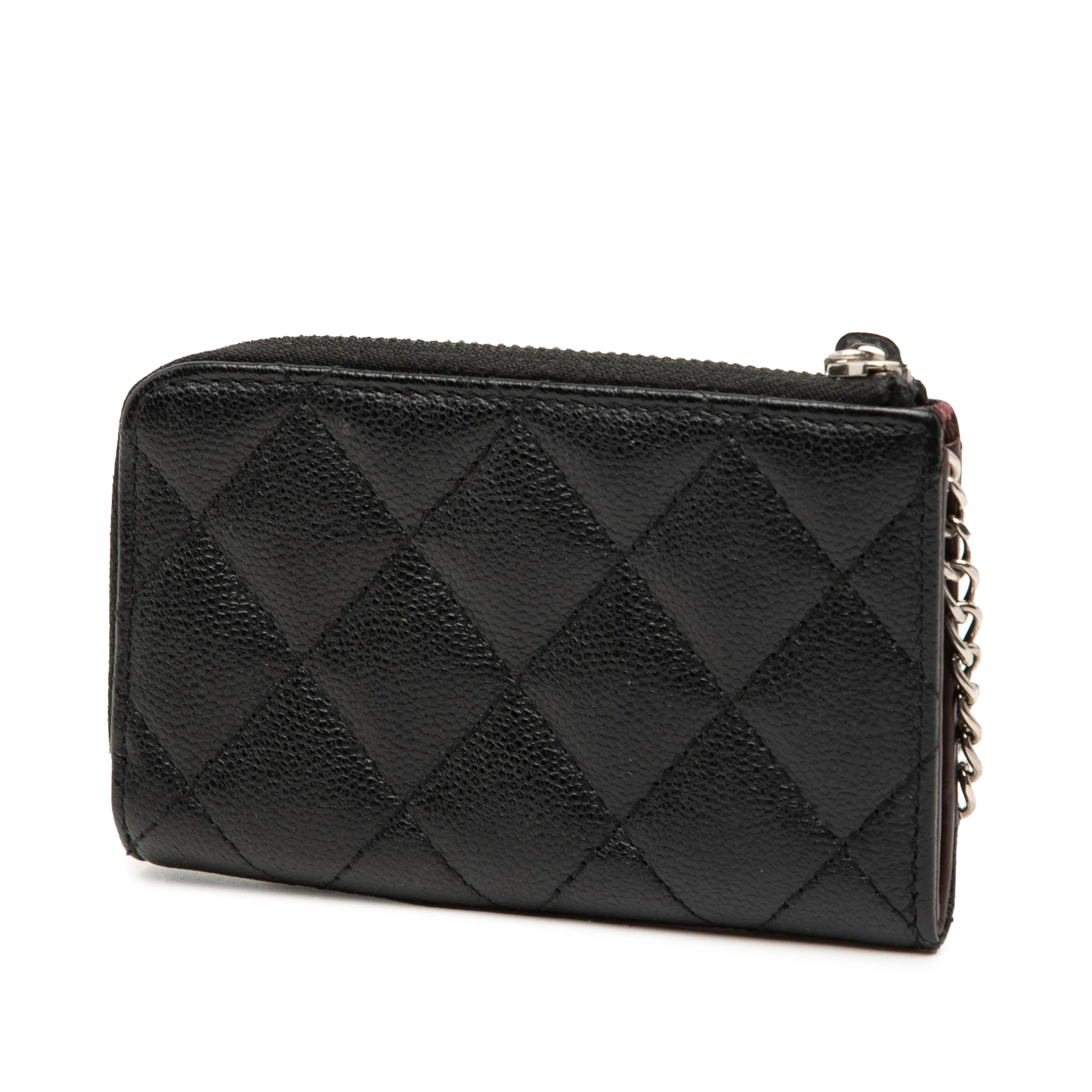 Key Pouch Quilted Caviar - Image 2