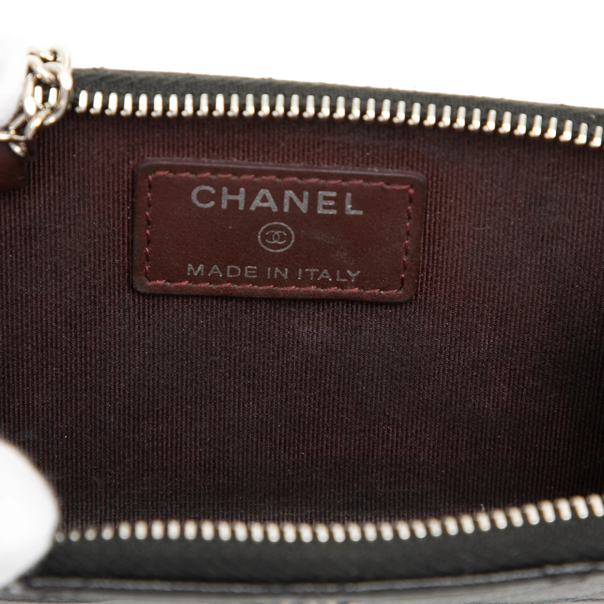 Key Pouch Quilted Caviar - Image 5