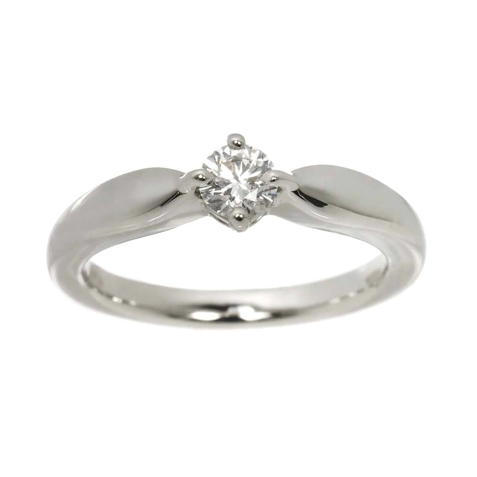Band Ring Platinum with Diamond - Image 2