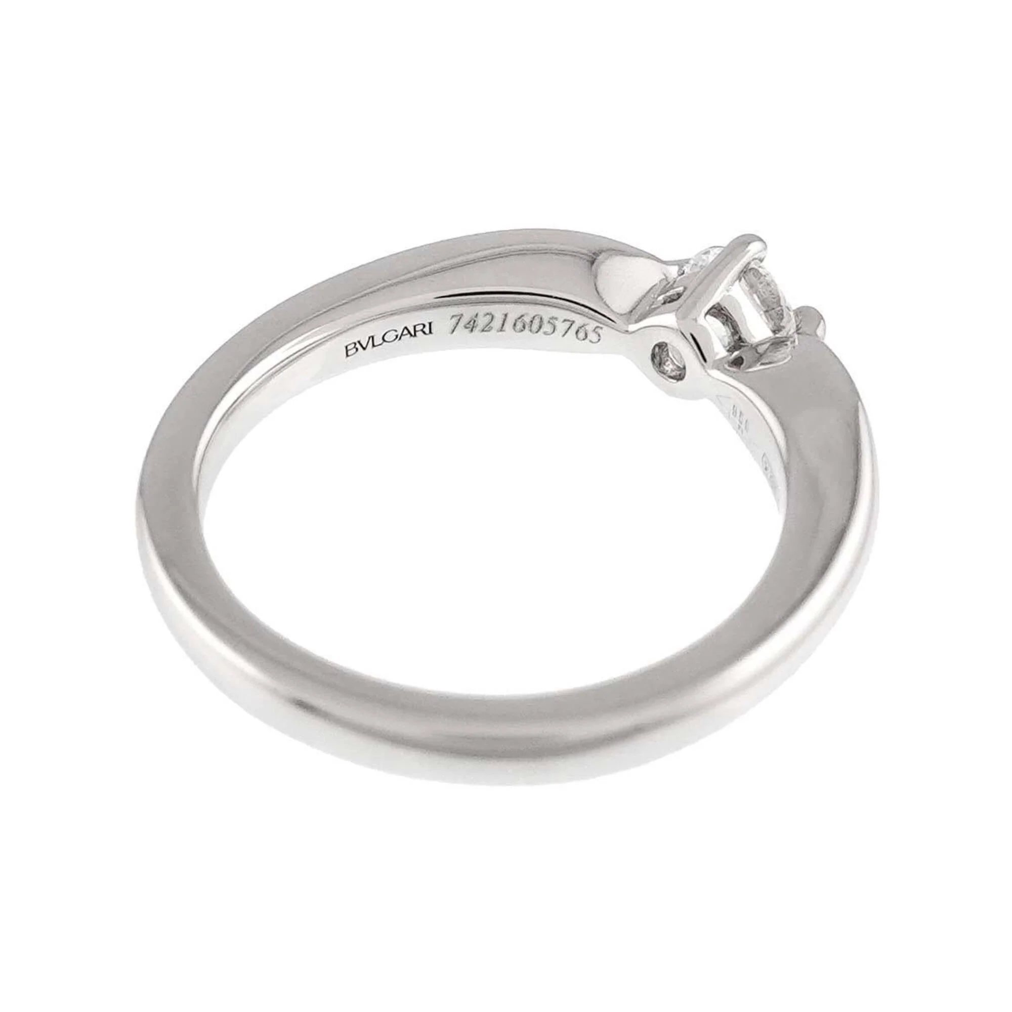 Band Ring Platinum with Diamond - Image 3