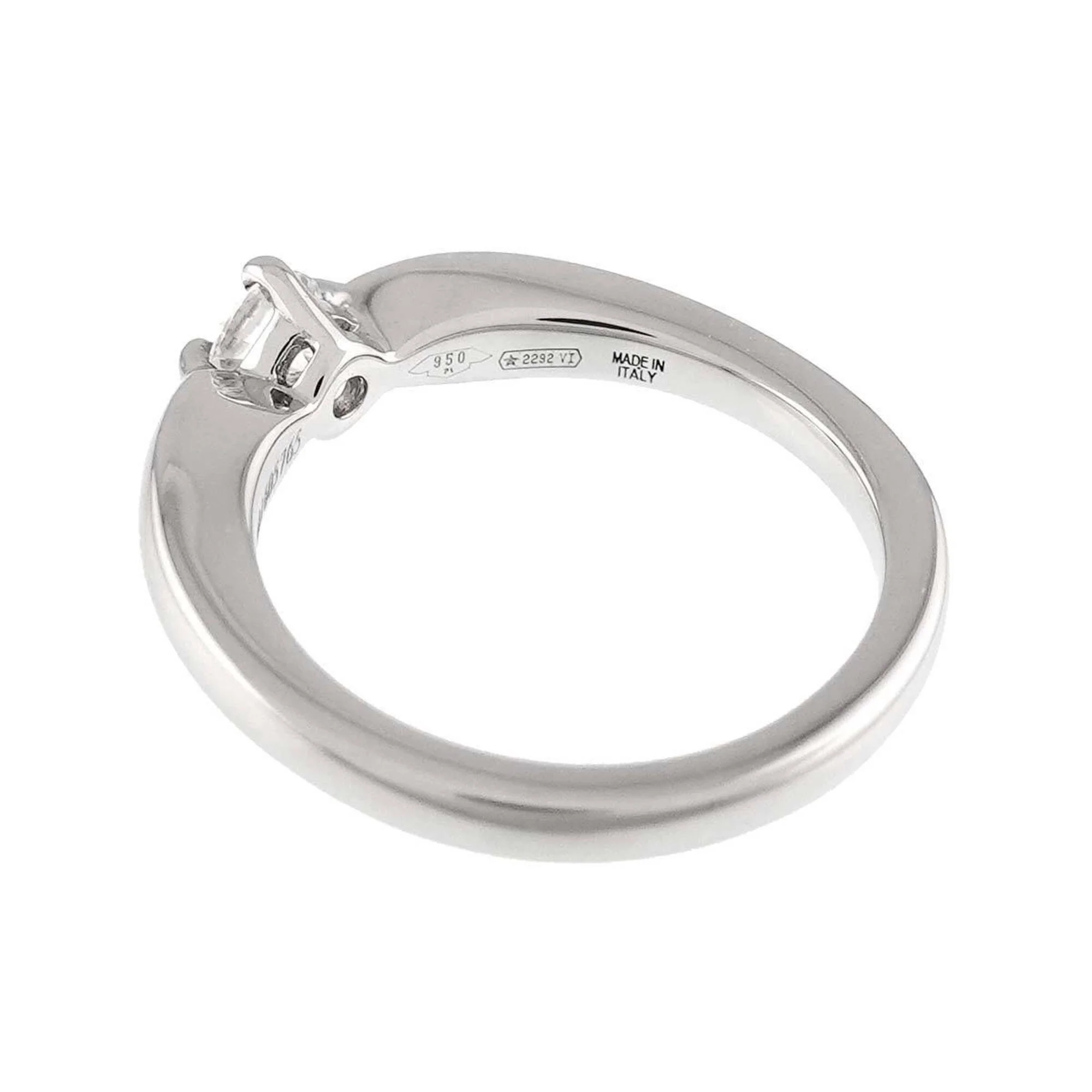 Band Ring Platinum with Diamond - Image 4